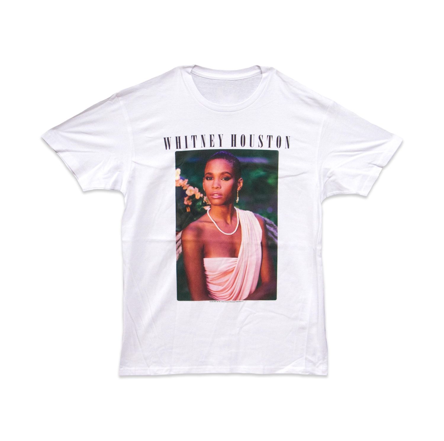 Whitney Houston Photo and Logo - White