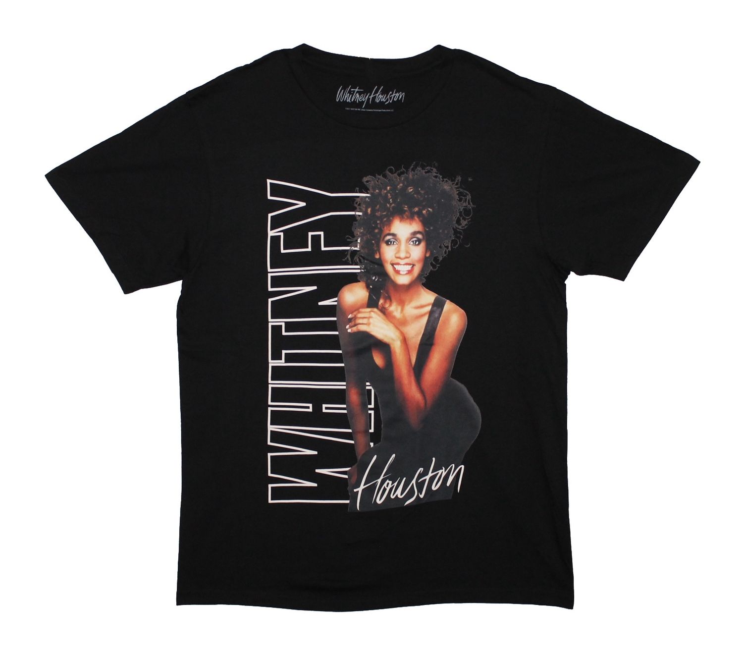 Whitney Houston 3/4 Portrait - Black