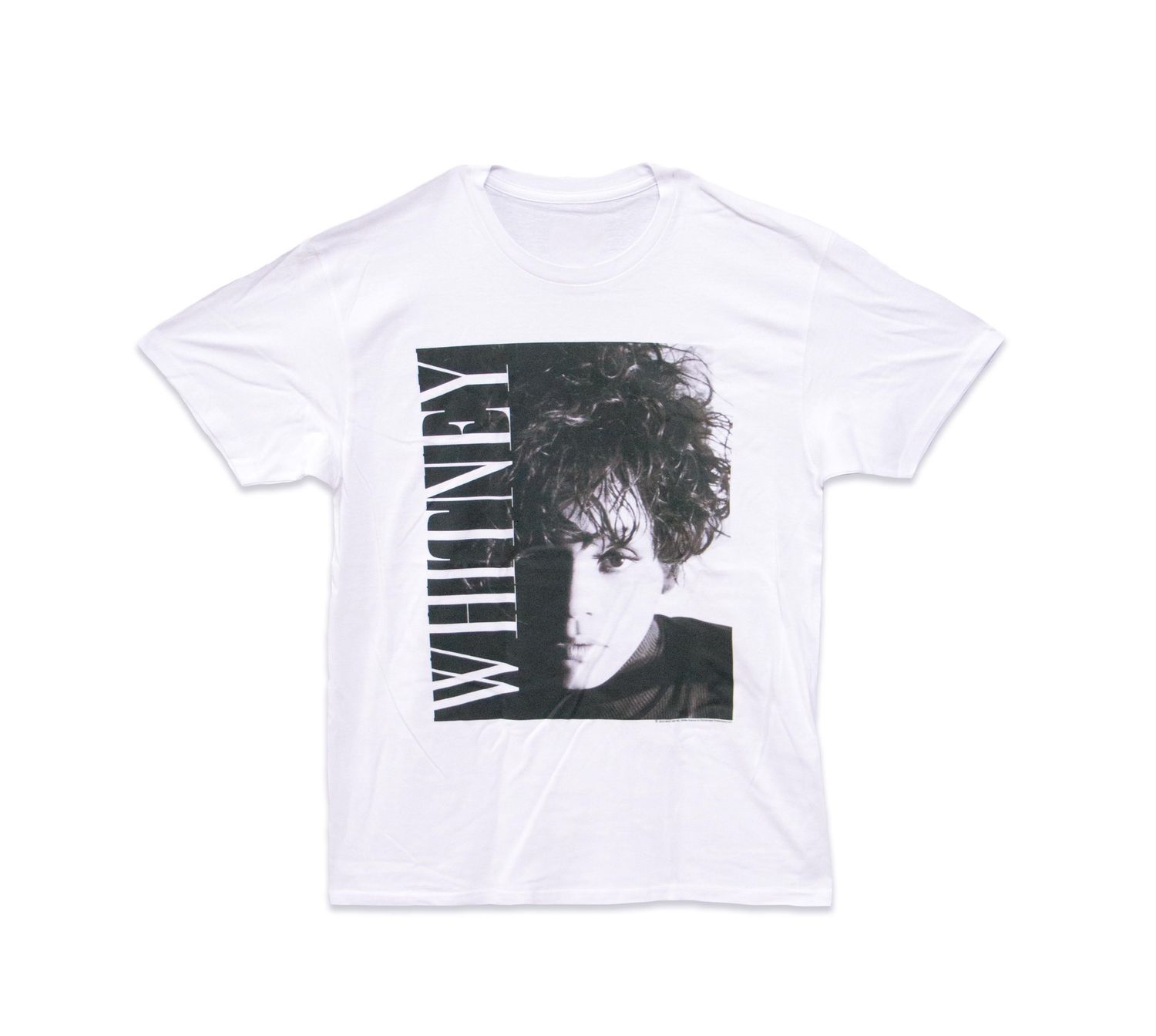 Whitney Houston Close up - White