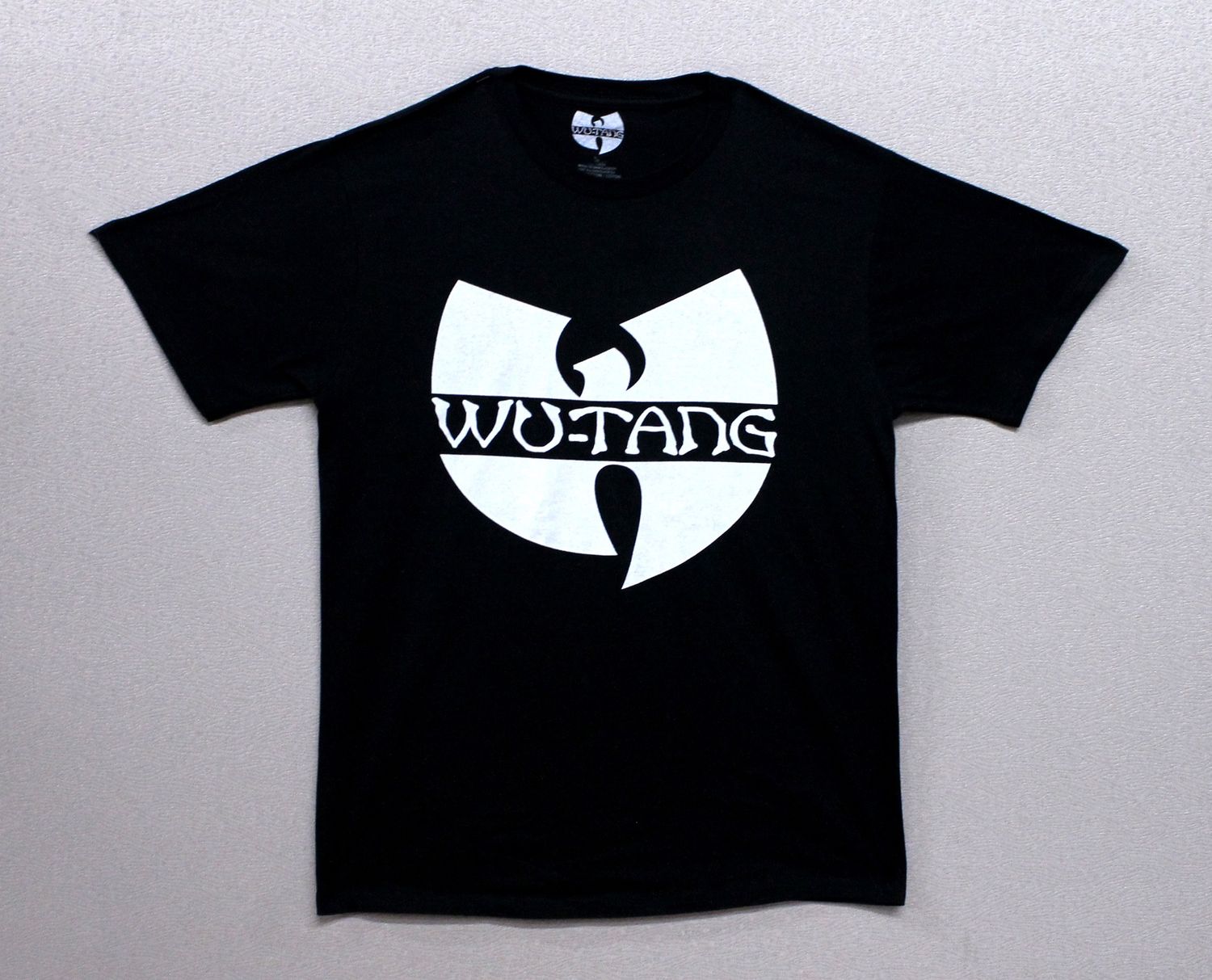 Wu-Tang White Logo - Black