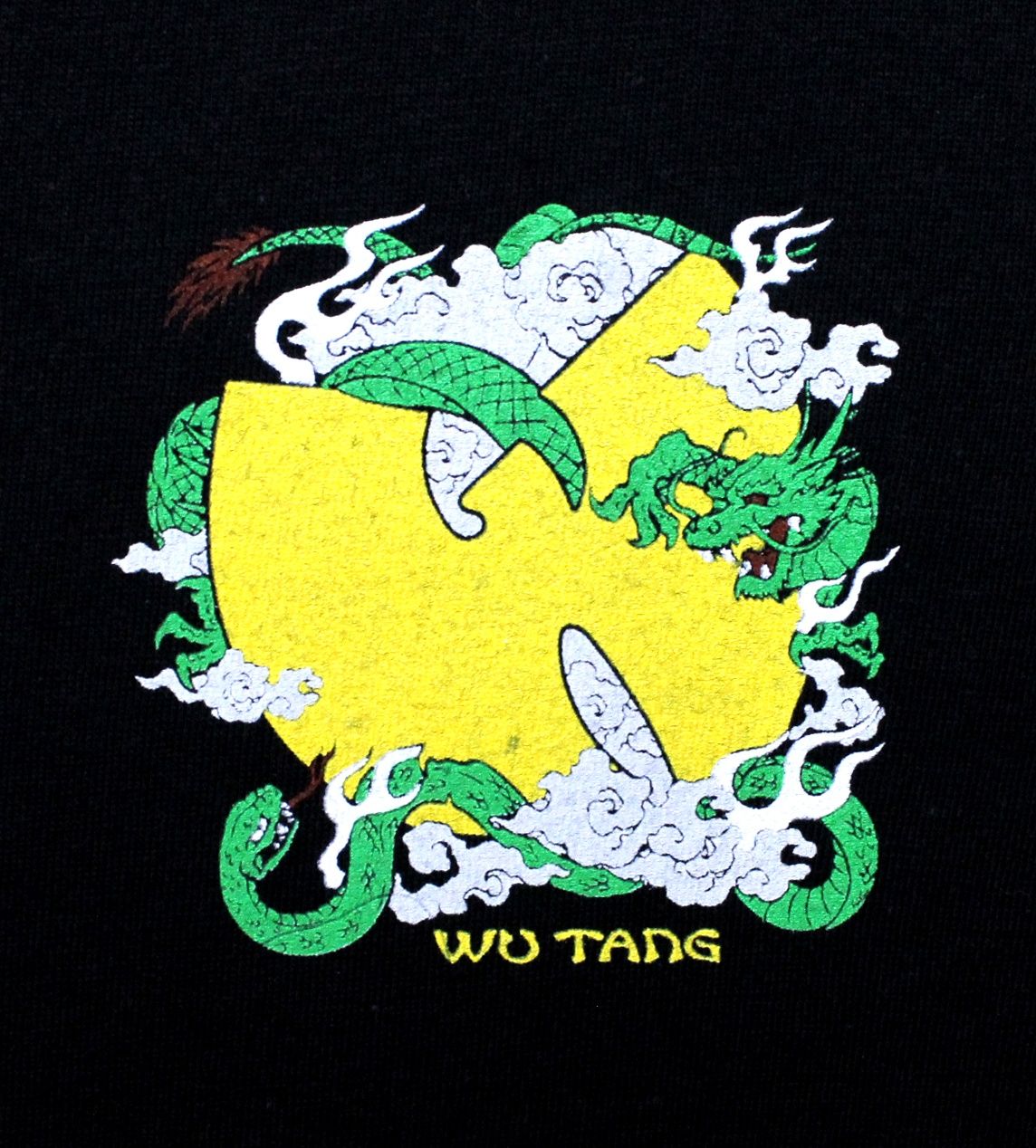 Wu-Tang Green Dragon Front and Back - Black