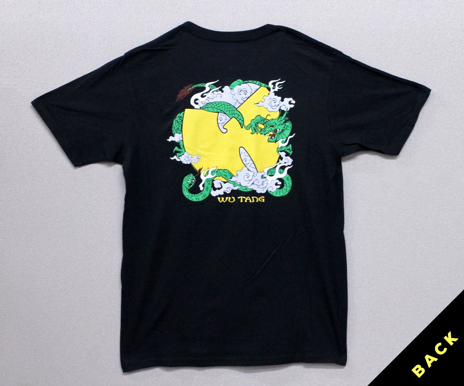 Wu-Tang Green Dragon Front and Back - Black