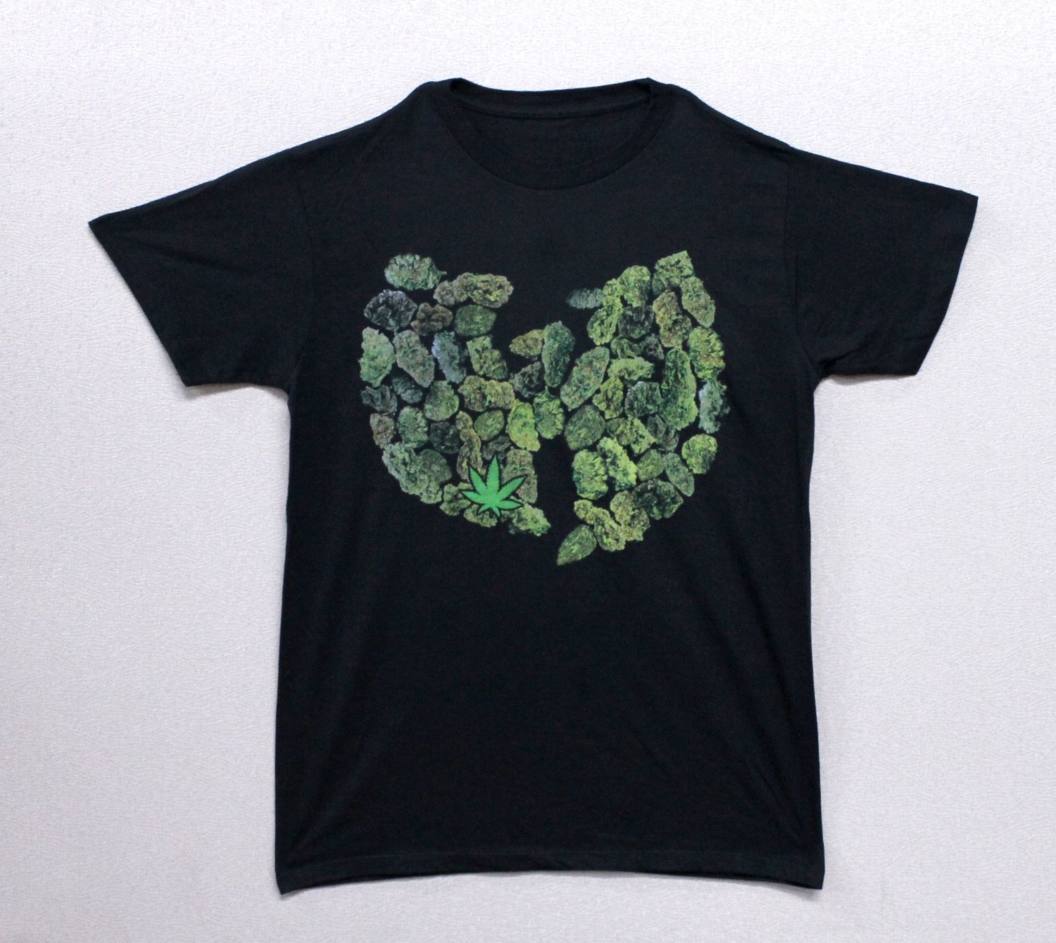 Wu-Tang Marijuana Leaf - Black