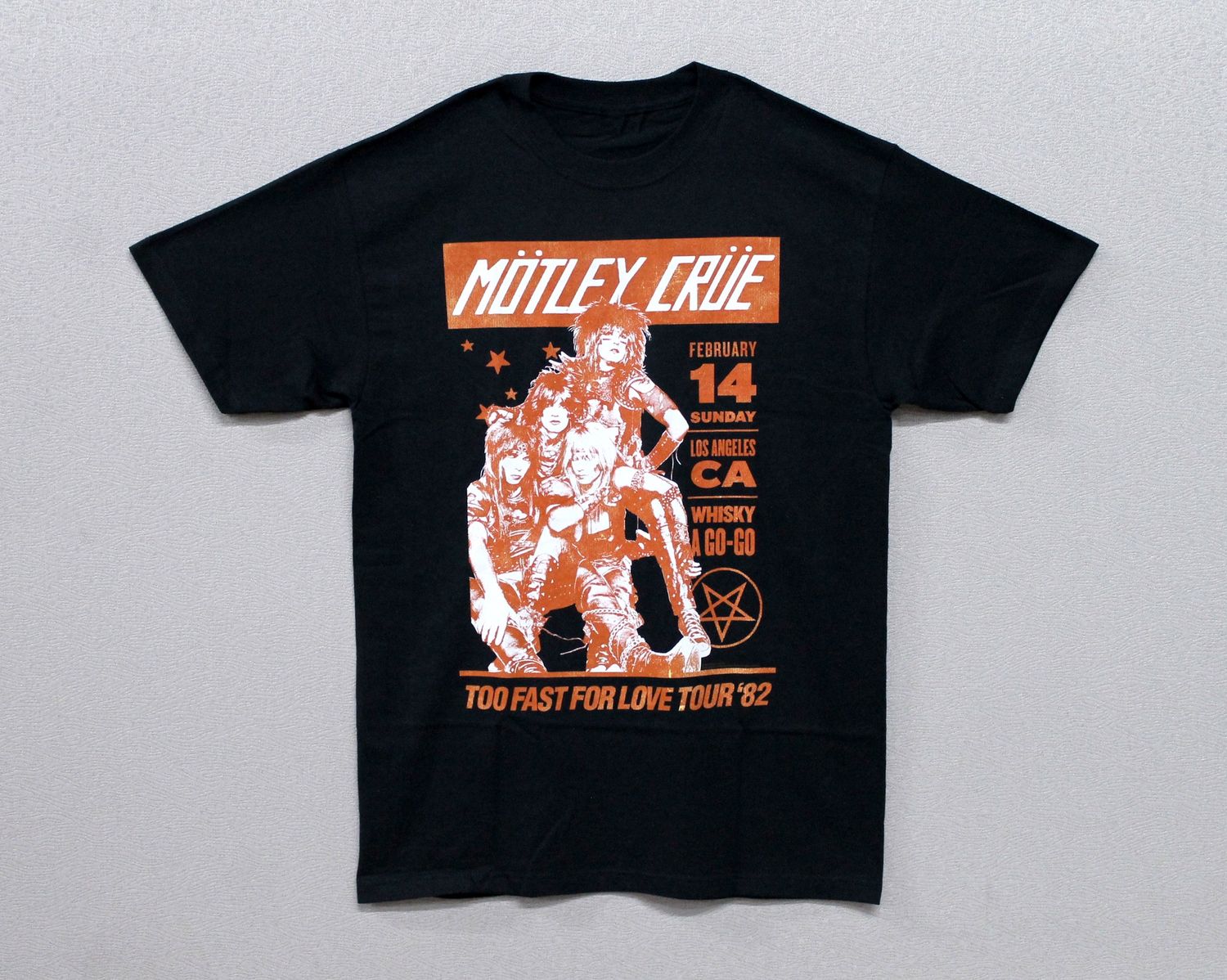 Motley Crue - Whisky / Too Fast for Love - BLK