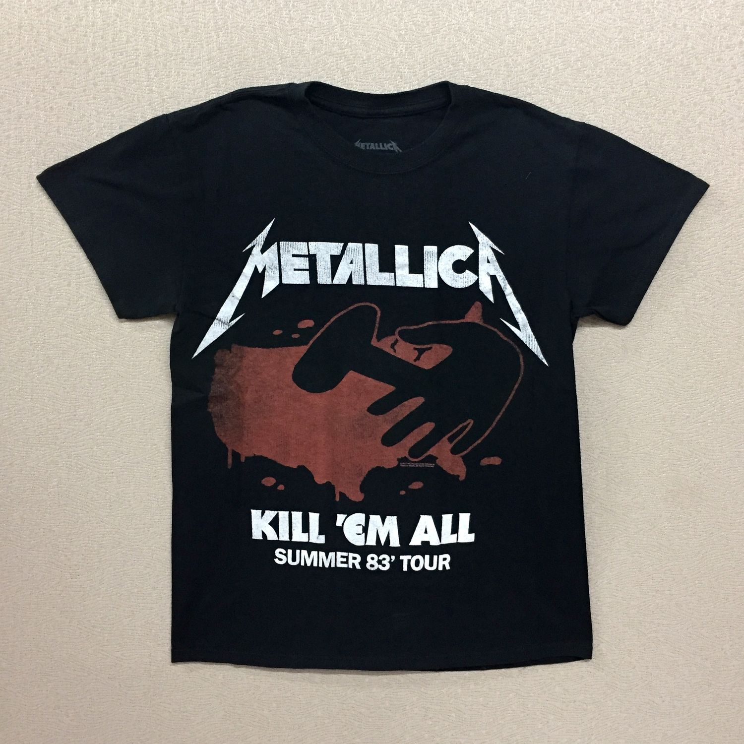Metallica Kill 'Em All Summer '83 Tour - BLK