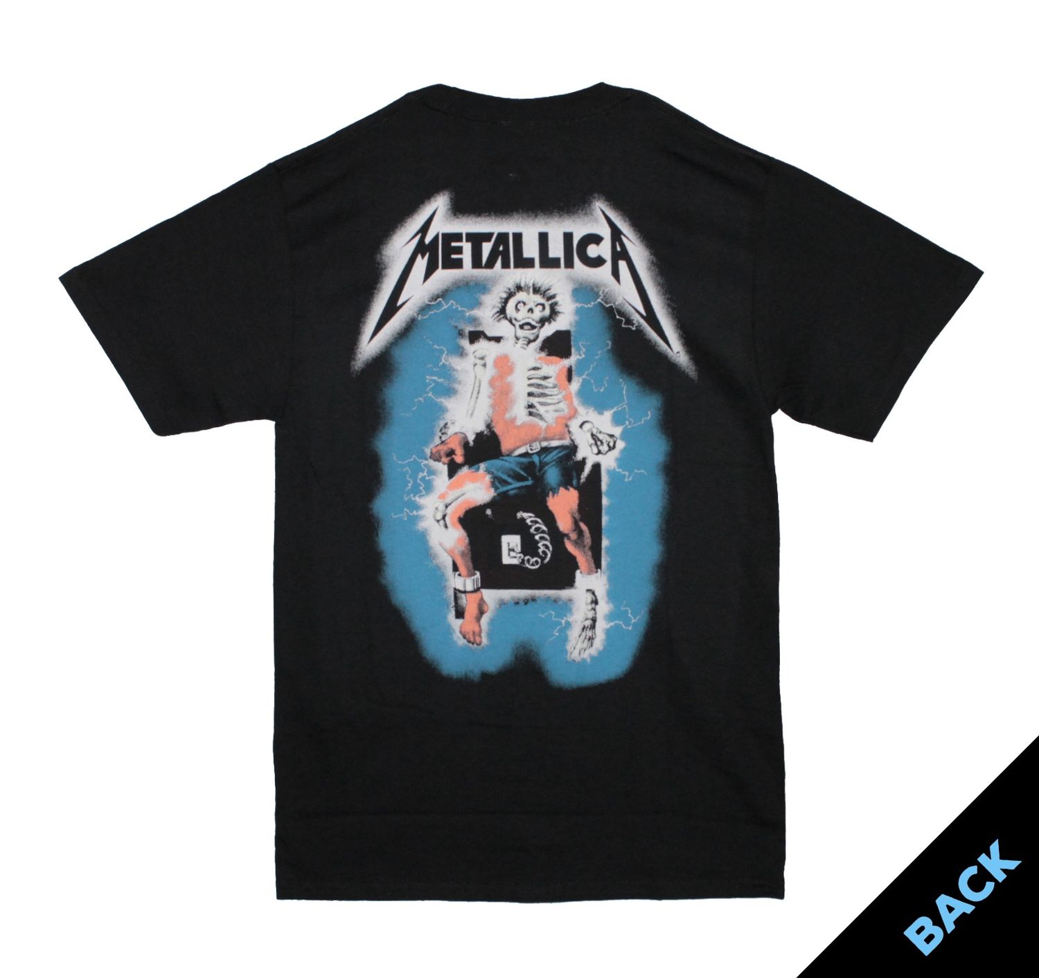 Metallica Ride the Lightning w/ Back Print - Black