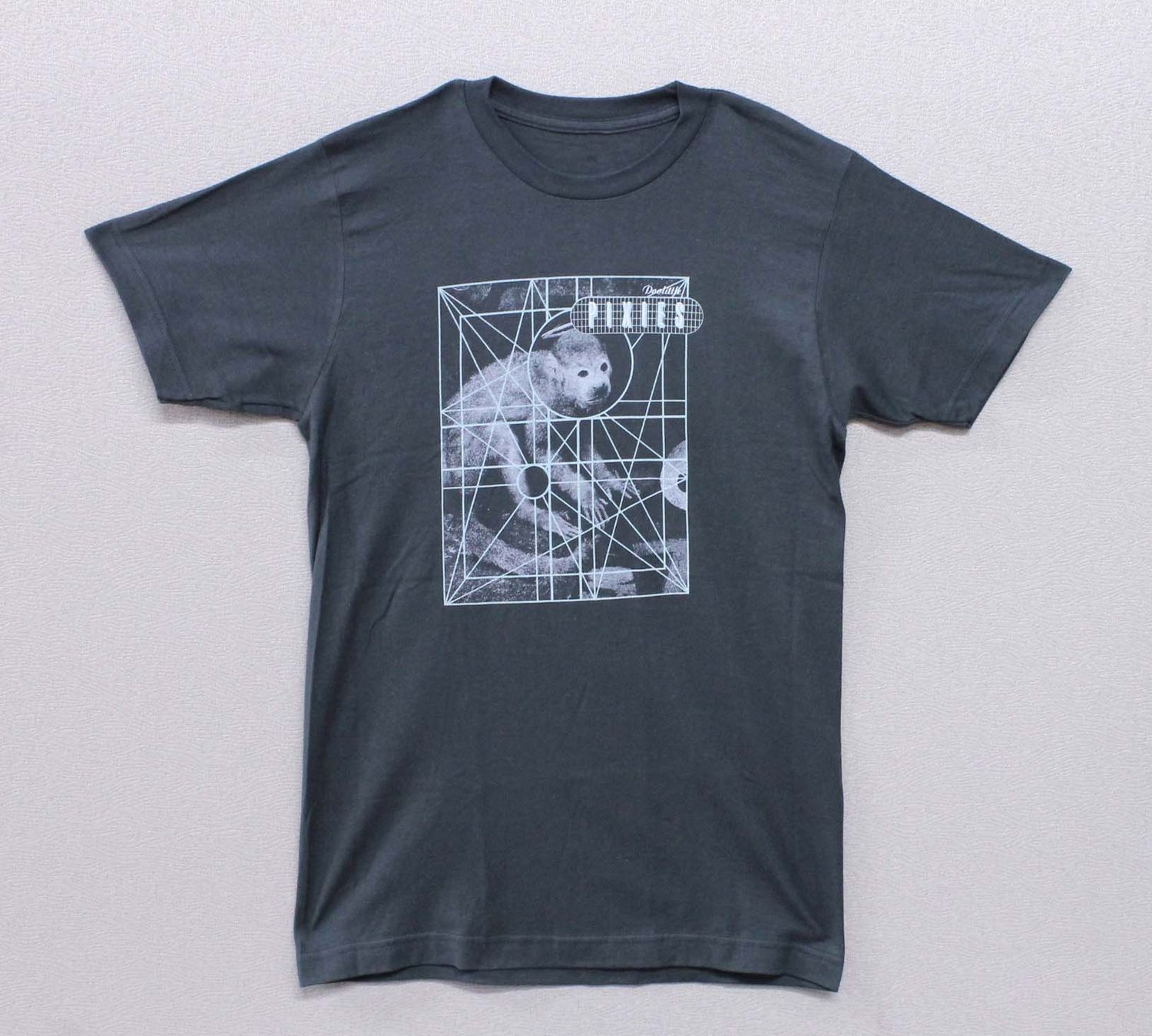 Pixies Doolittle Monkey Grid - Charcoal