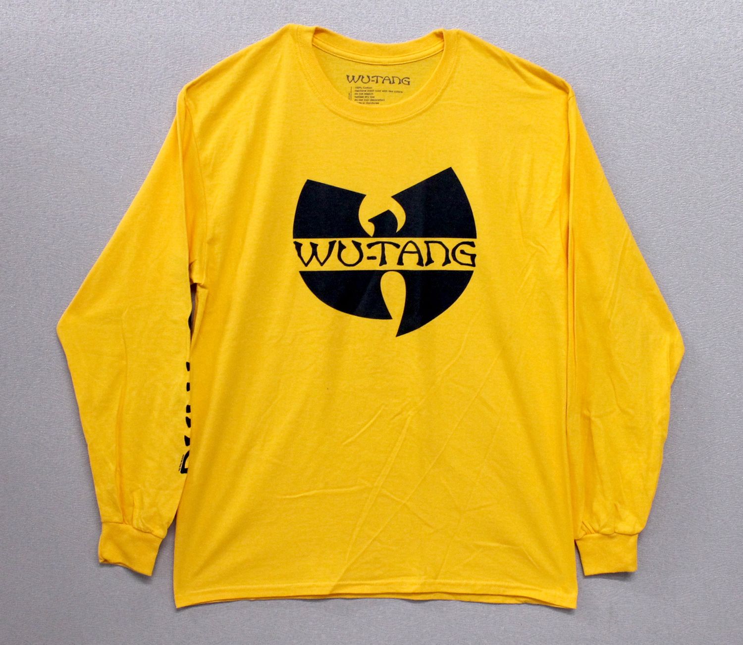 Wu-Tang Black Logo L/S - Yellow