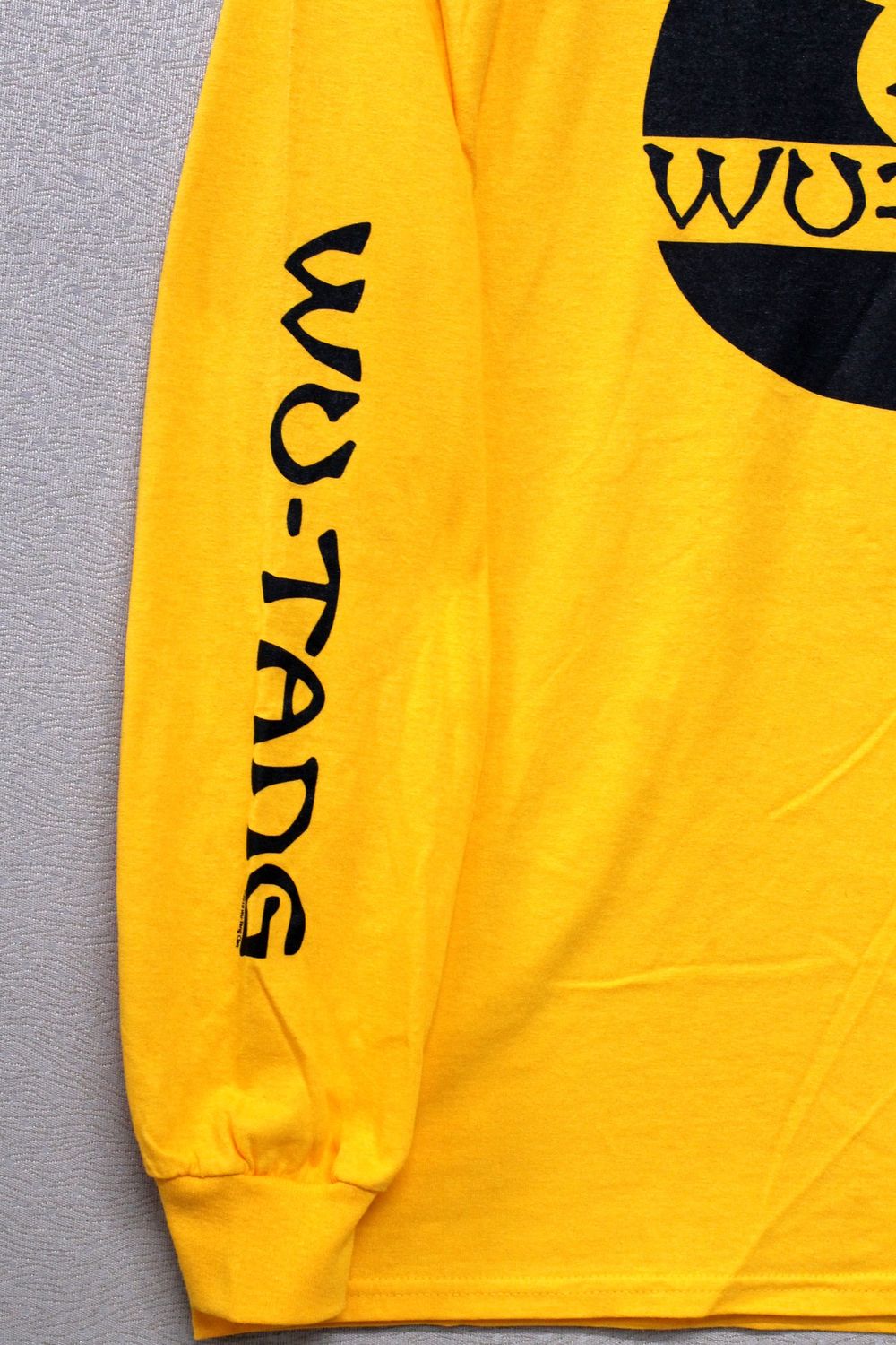 Wu-Tang Black Logo L/S - Yellow