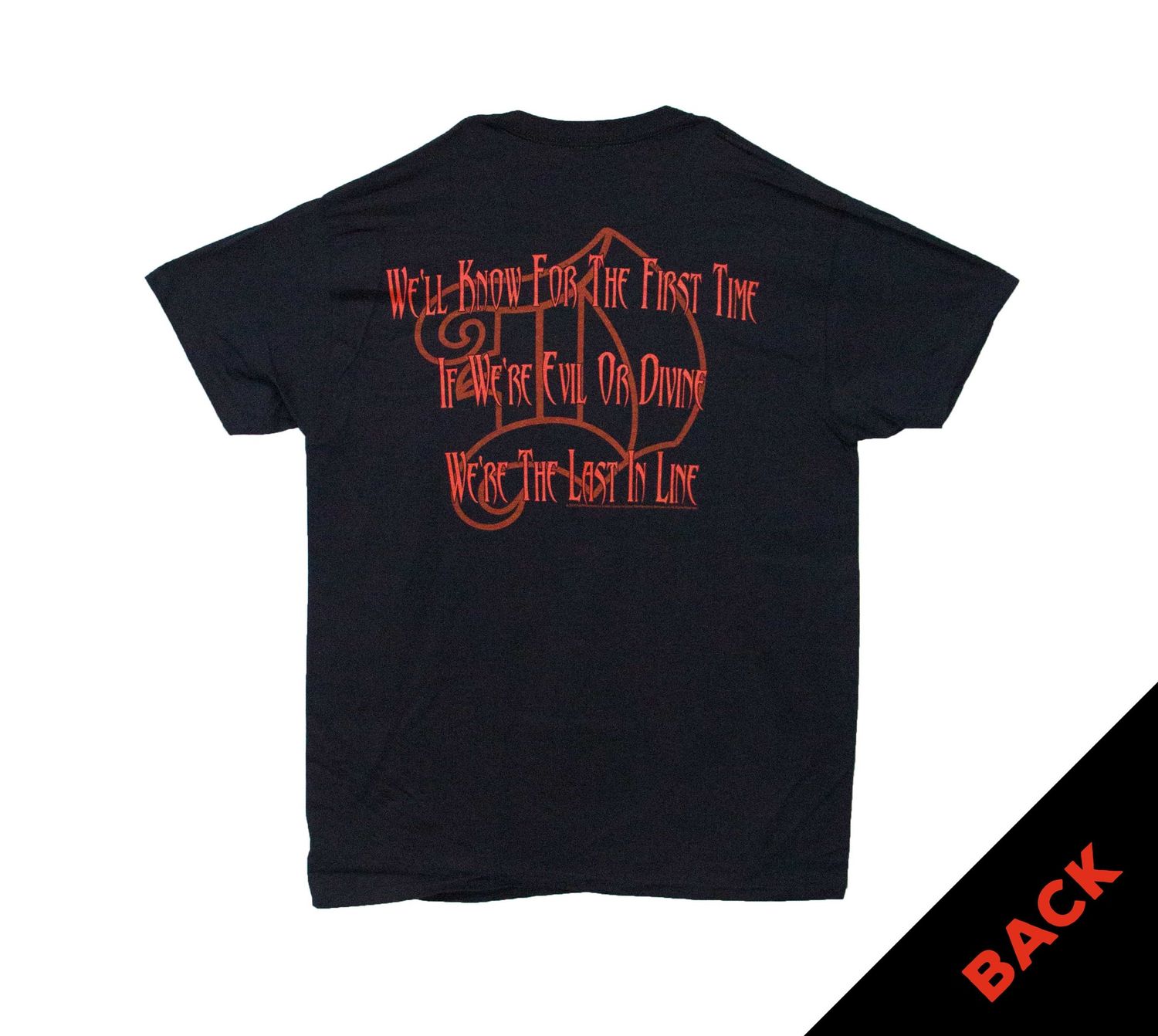 DIO - Last In Line Ver. 3 (Close-Up w/ Back) - BLK