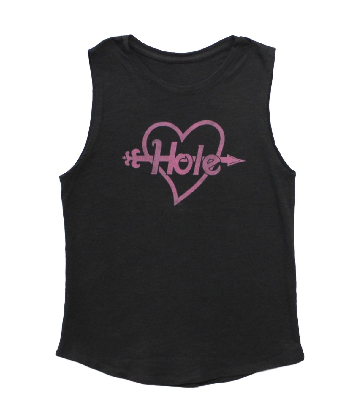 Hole Heart Arrow Women's Muscle Tank - Black