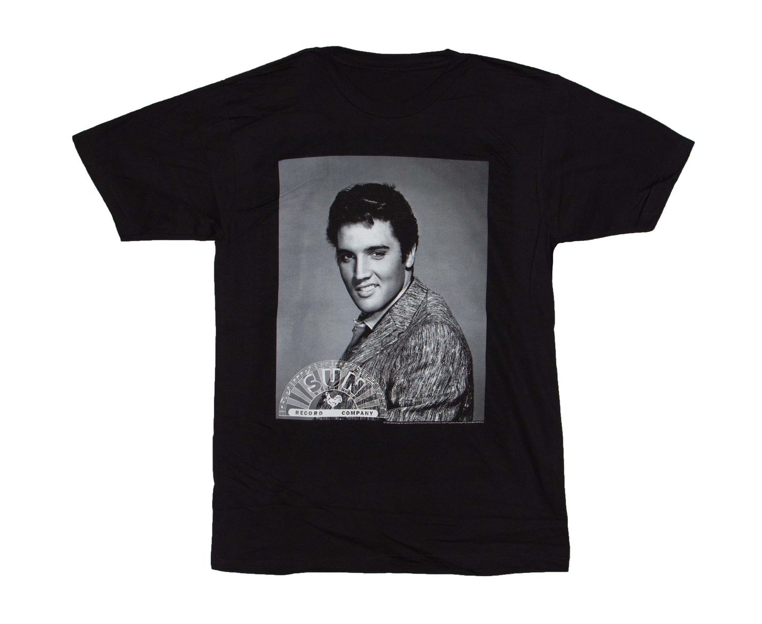 Elvis - B&amp;W Portrait Sun Records - BLK