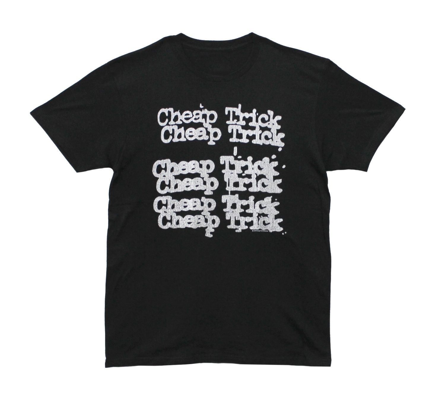 Cheap Trick Stamp Repeat Distressed - Black