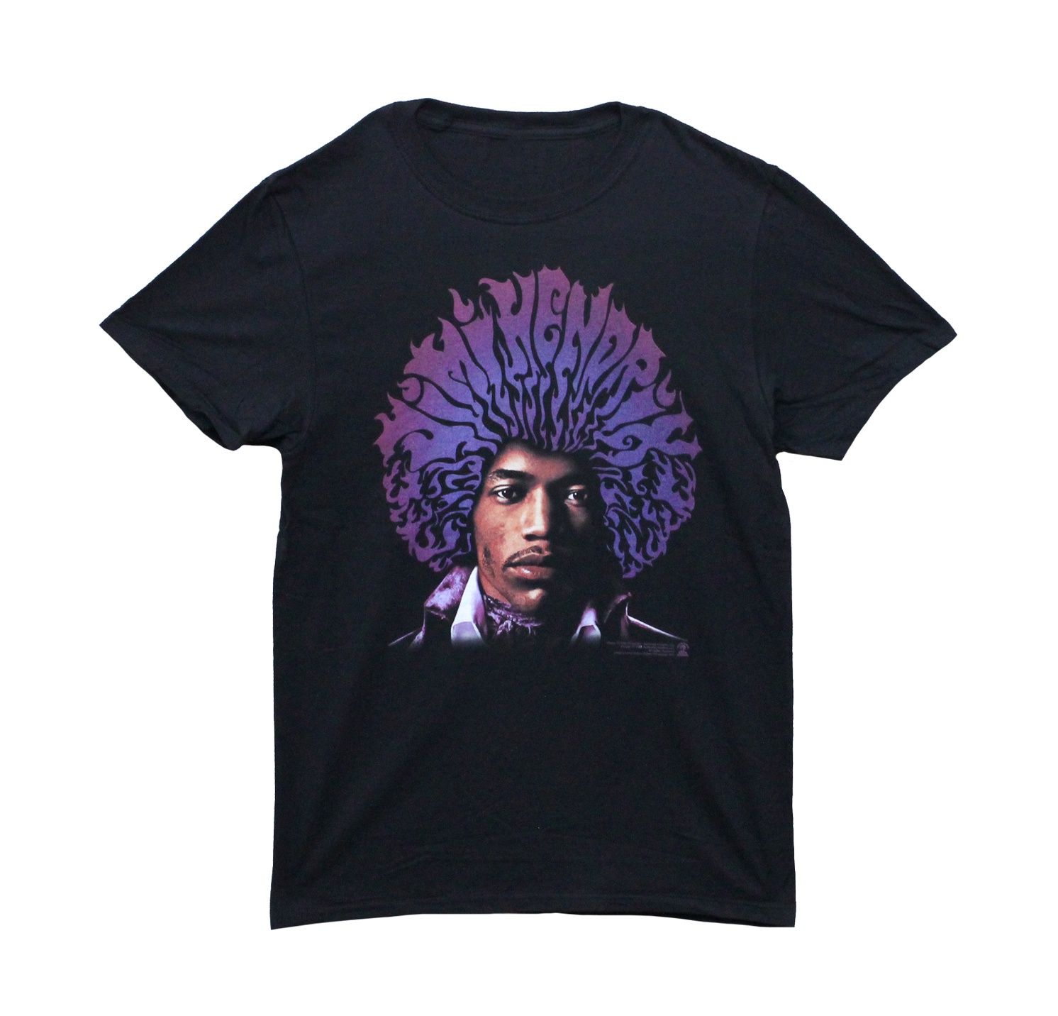 Jimi Hendrix Name Fro - Black