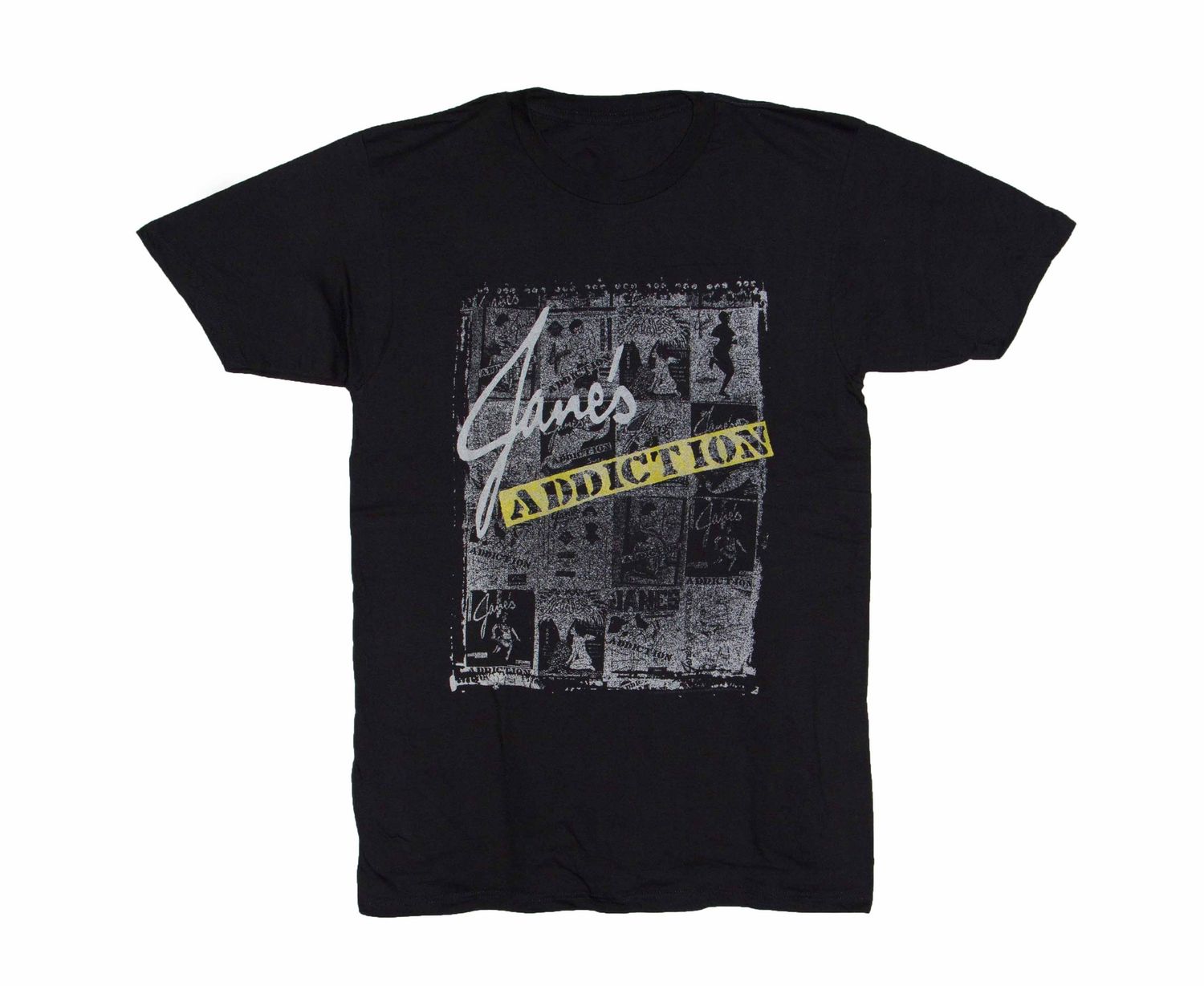 Jane's Addiction - Newspaper Collage - BLK