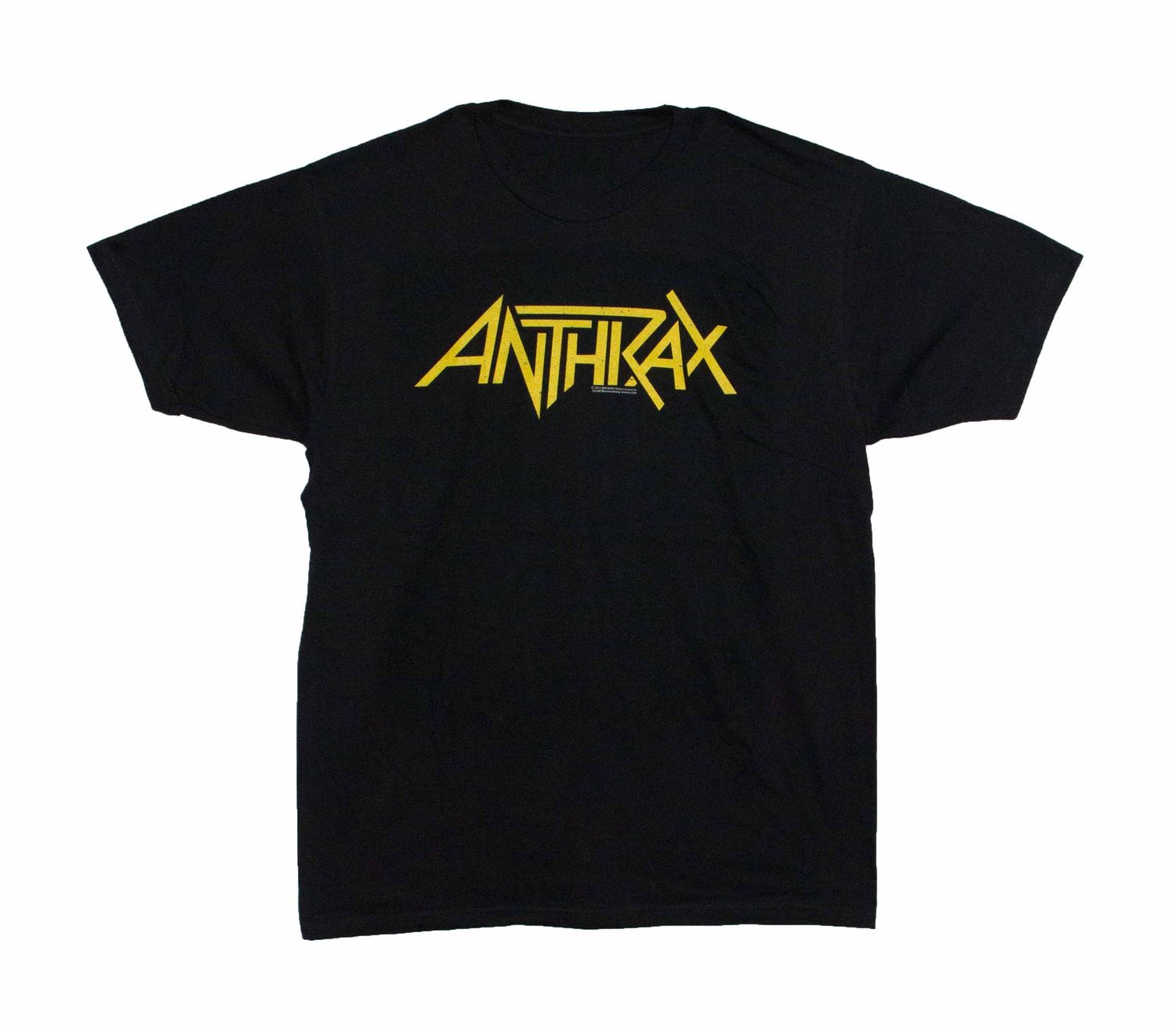 Anthrax - Yellow Logo - BLK