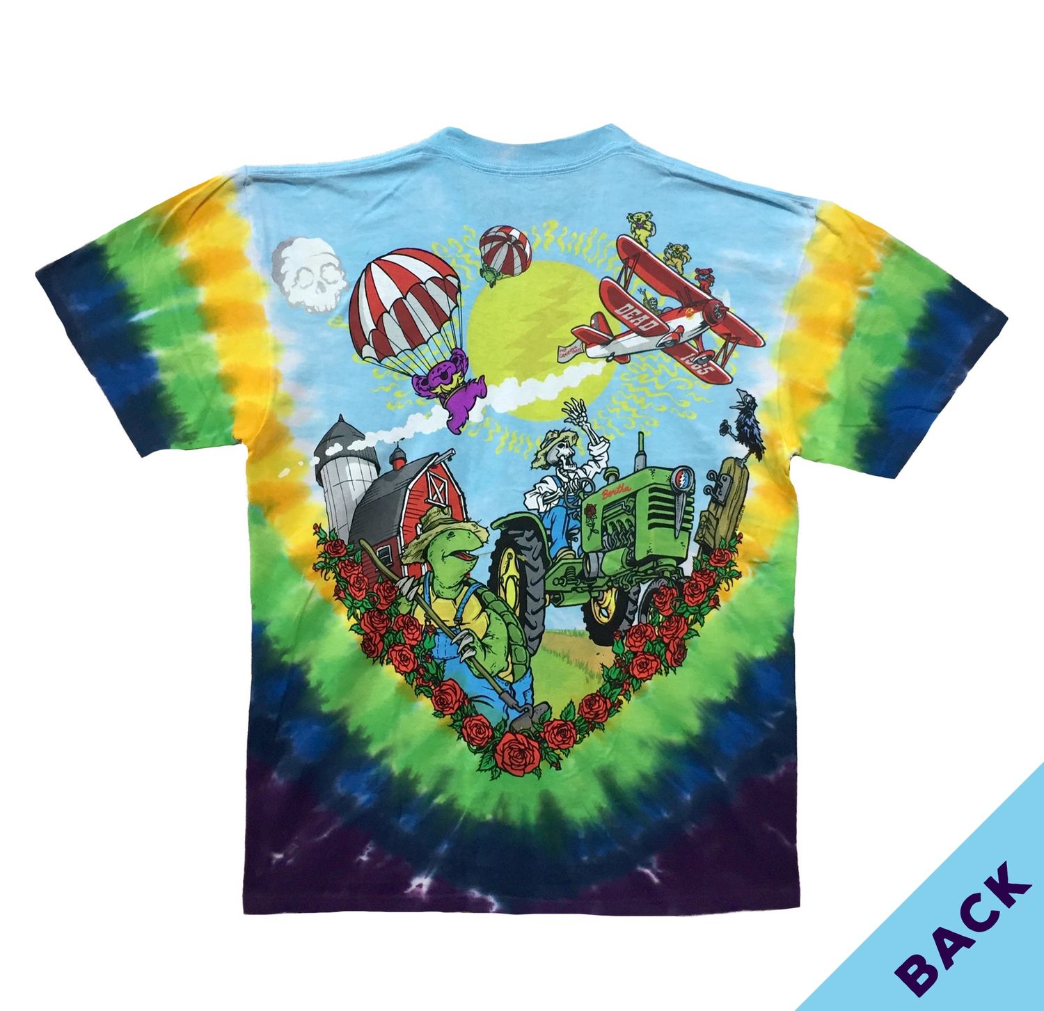 Grateful Dead Biplane Bears - Tye-Dye