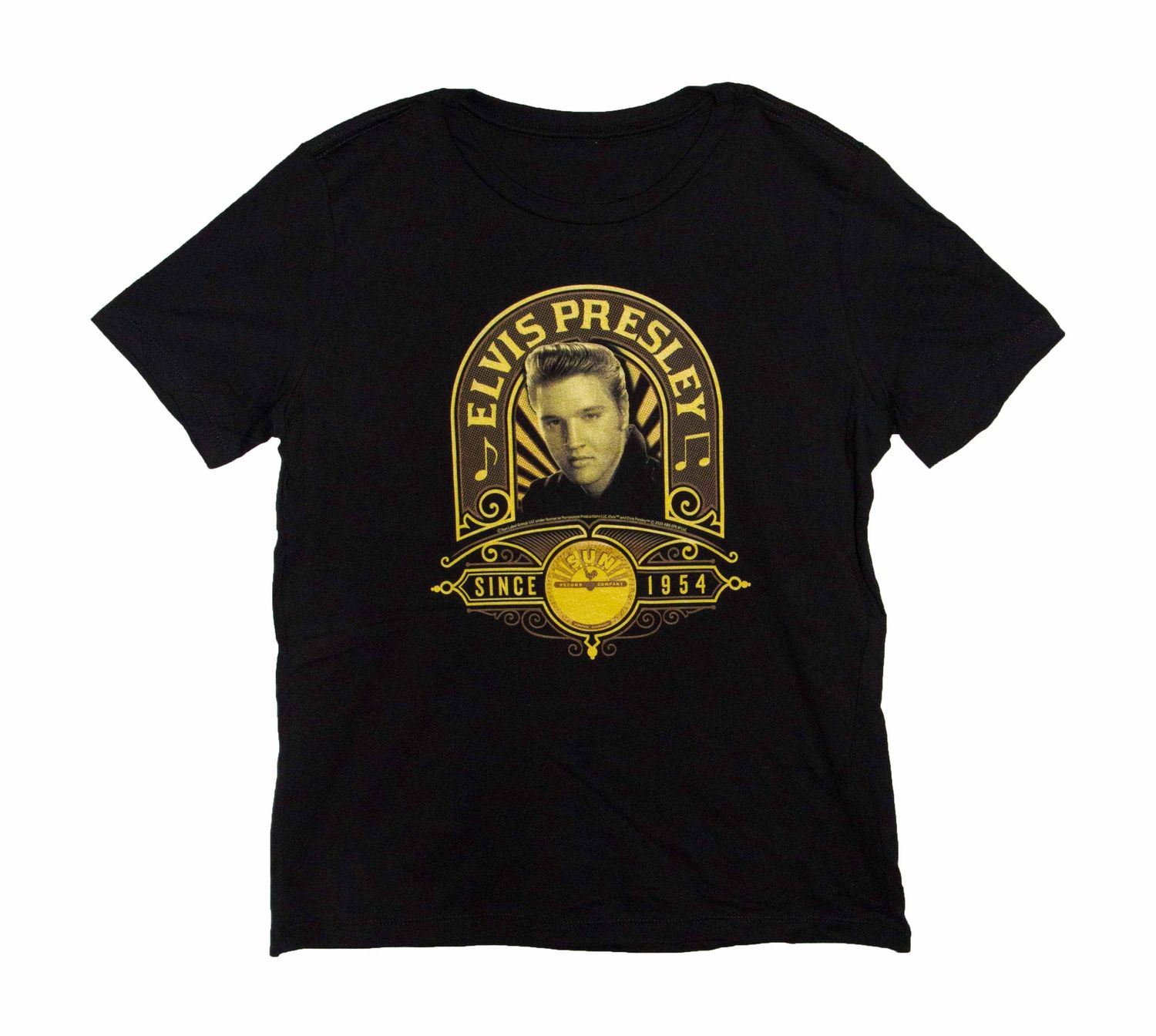 Elvis - Since 1954 Sun Records Women's - BLK