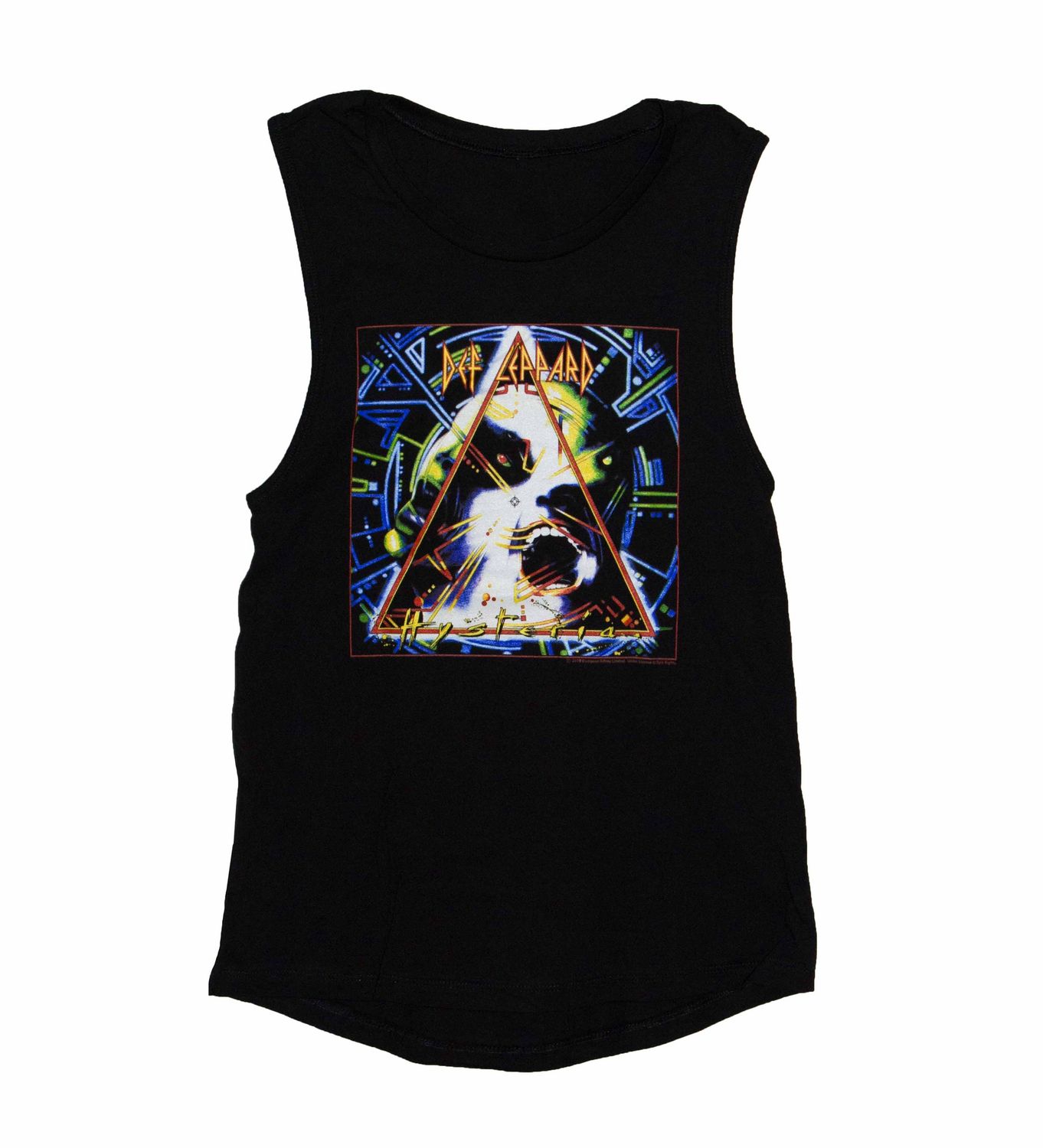 Def Leppard - Hysteria Women's Racerback Tank - BLK