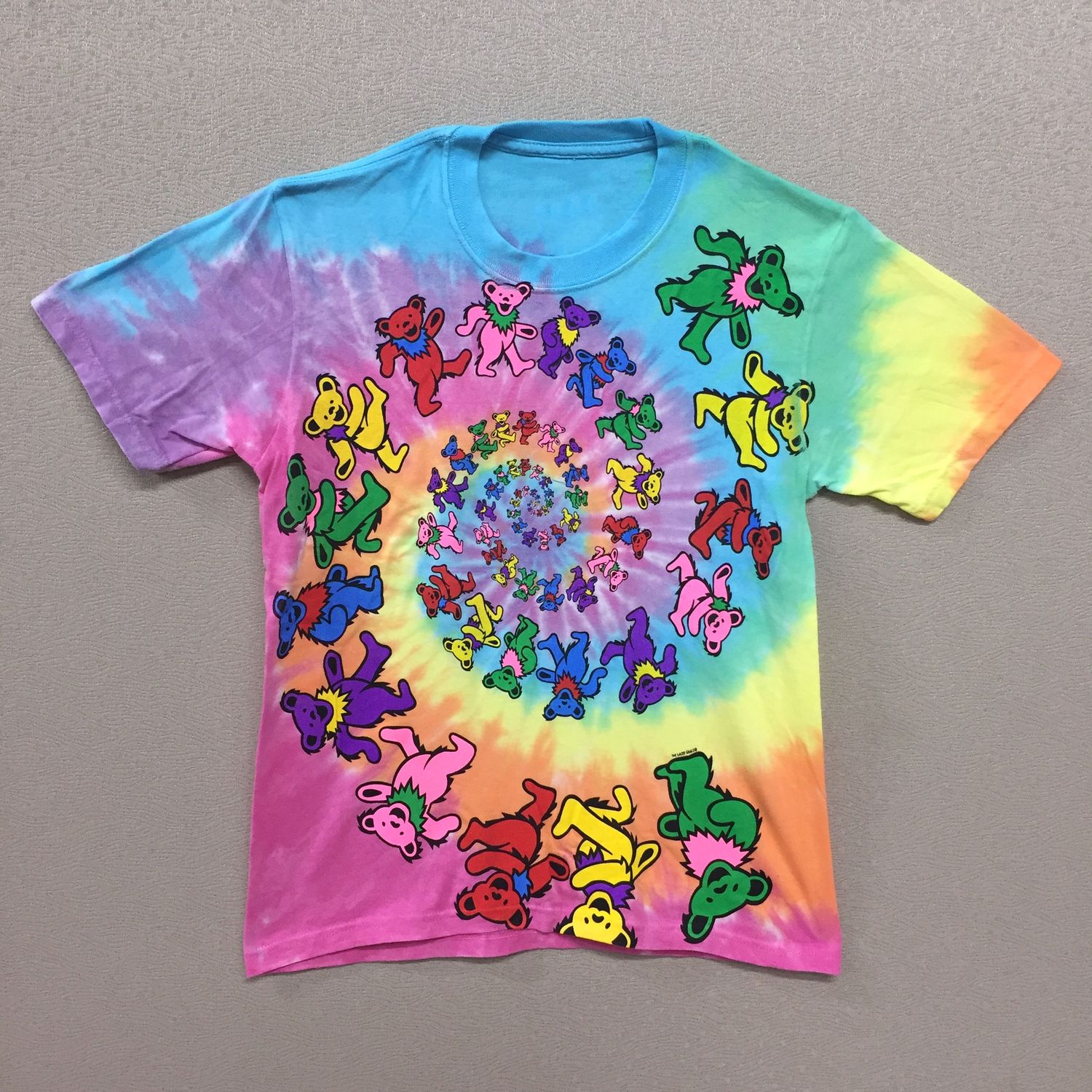 Grateful Dead Spiral Bears - Tye Dye