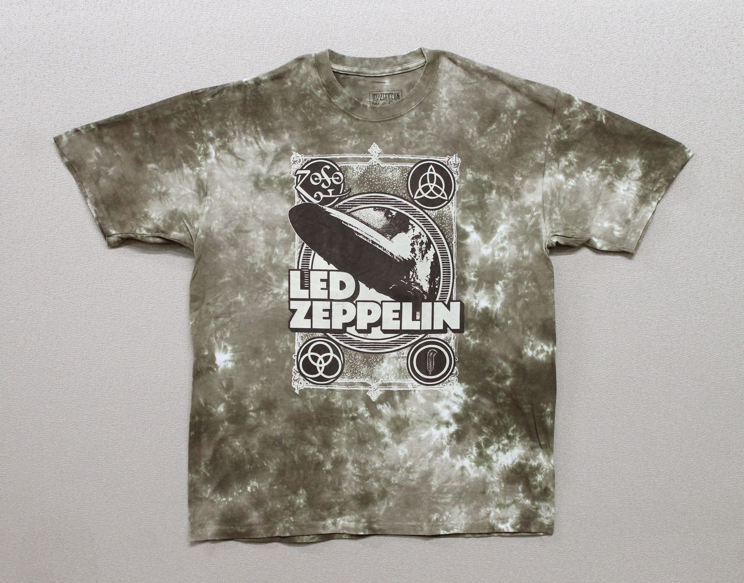 Led Zeppelin Blimp Poster - Tye-Dye