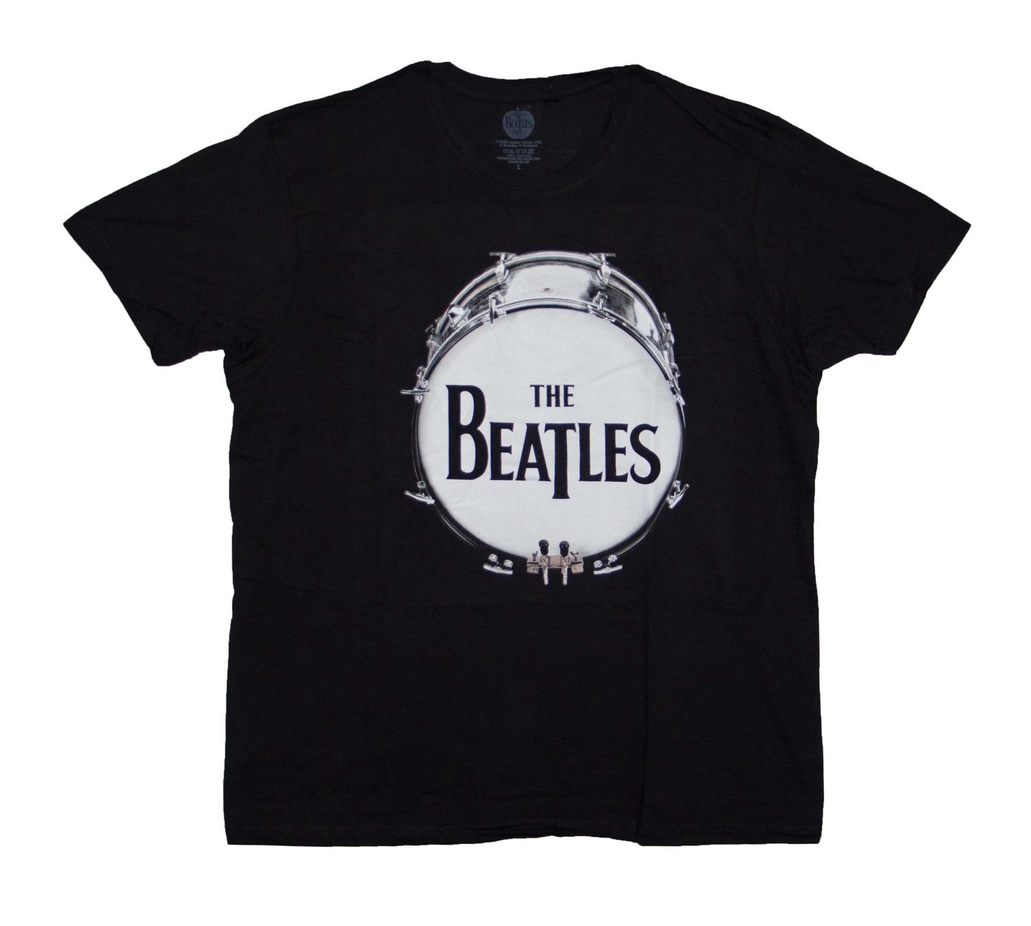 The Beatles - Original Drum Skil Logo - BLK
