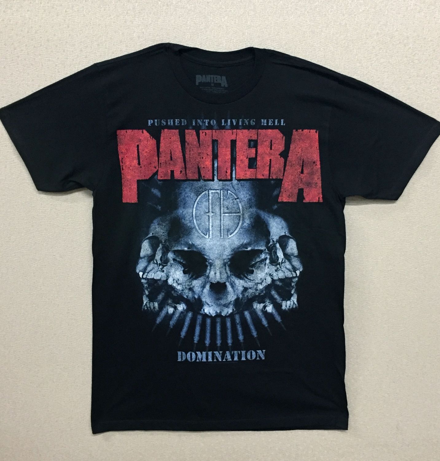 Pantera Domination Distressed - Black