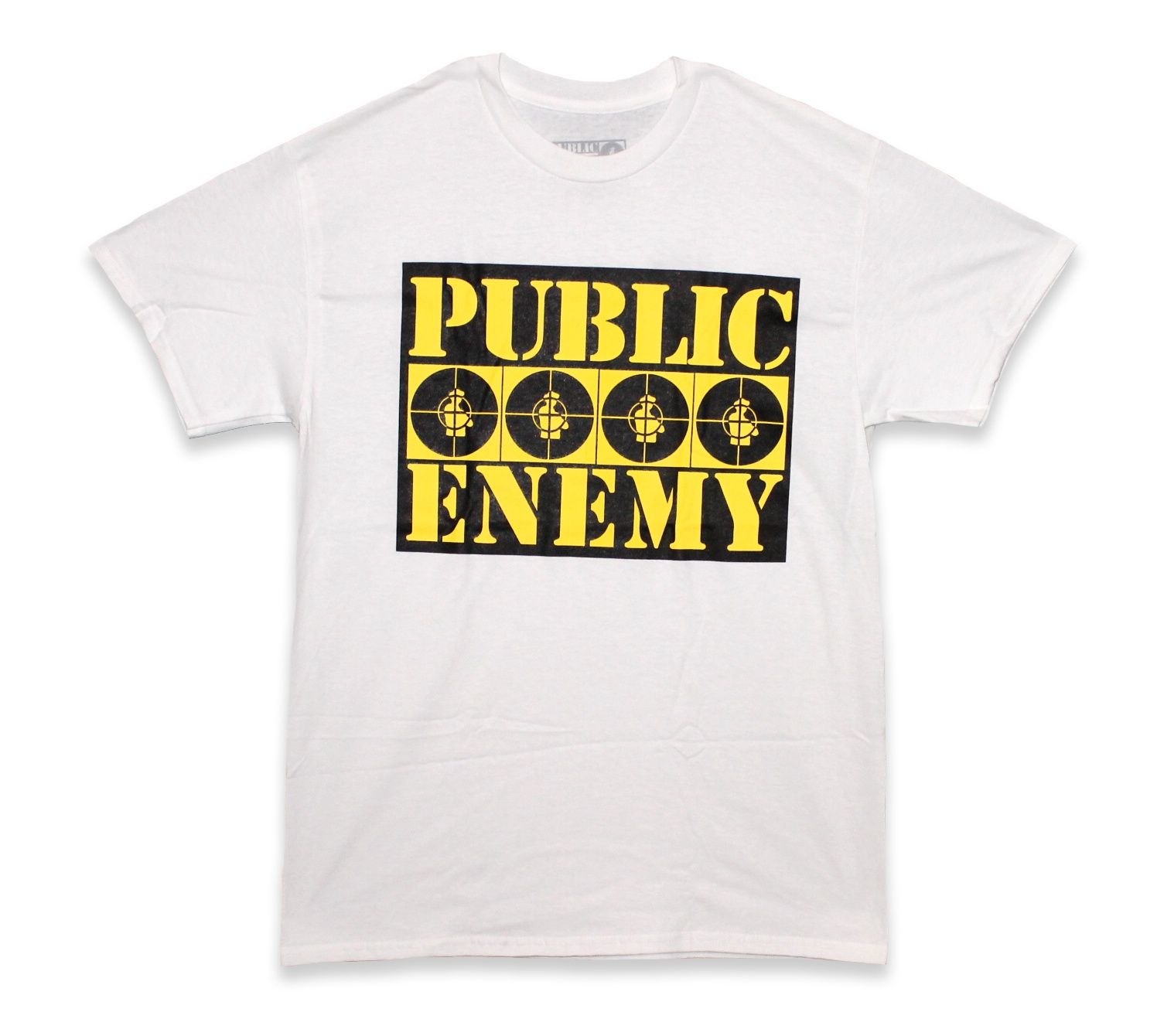 Public Enemy Logo - White