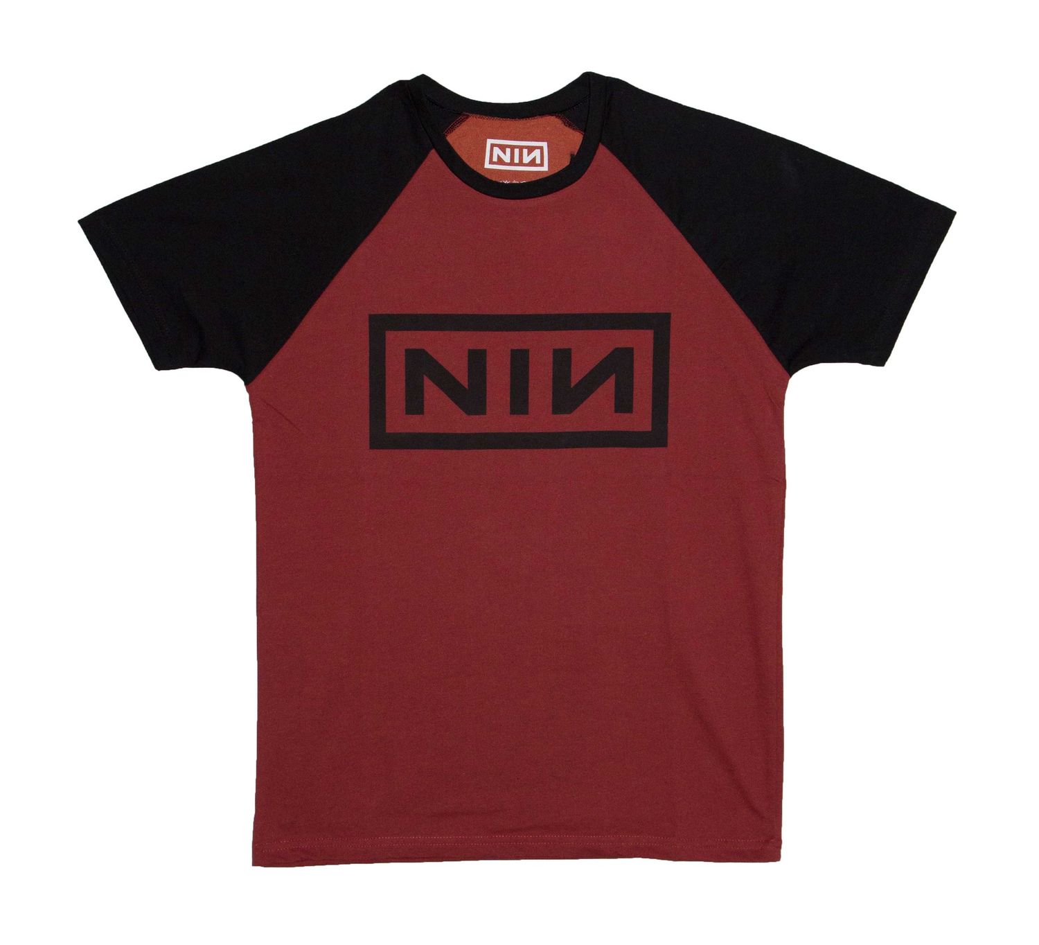 Nine Inch Nails - Logo Short-Sleeve Raglan - RED/BLK