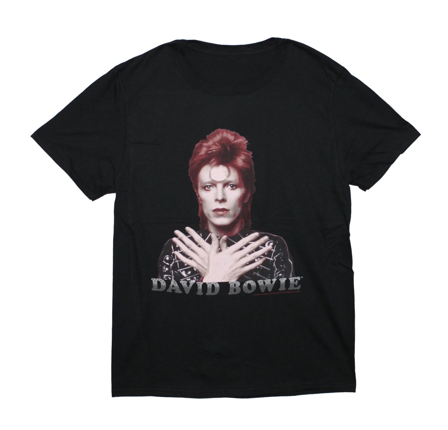 David Bowie Ziggy Hands Pose - Black