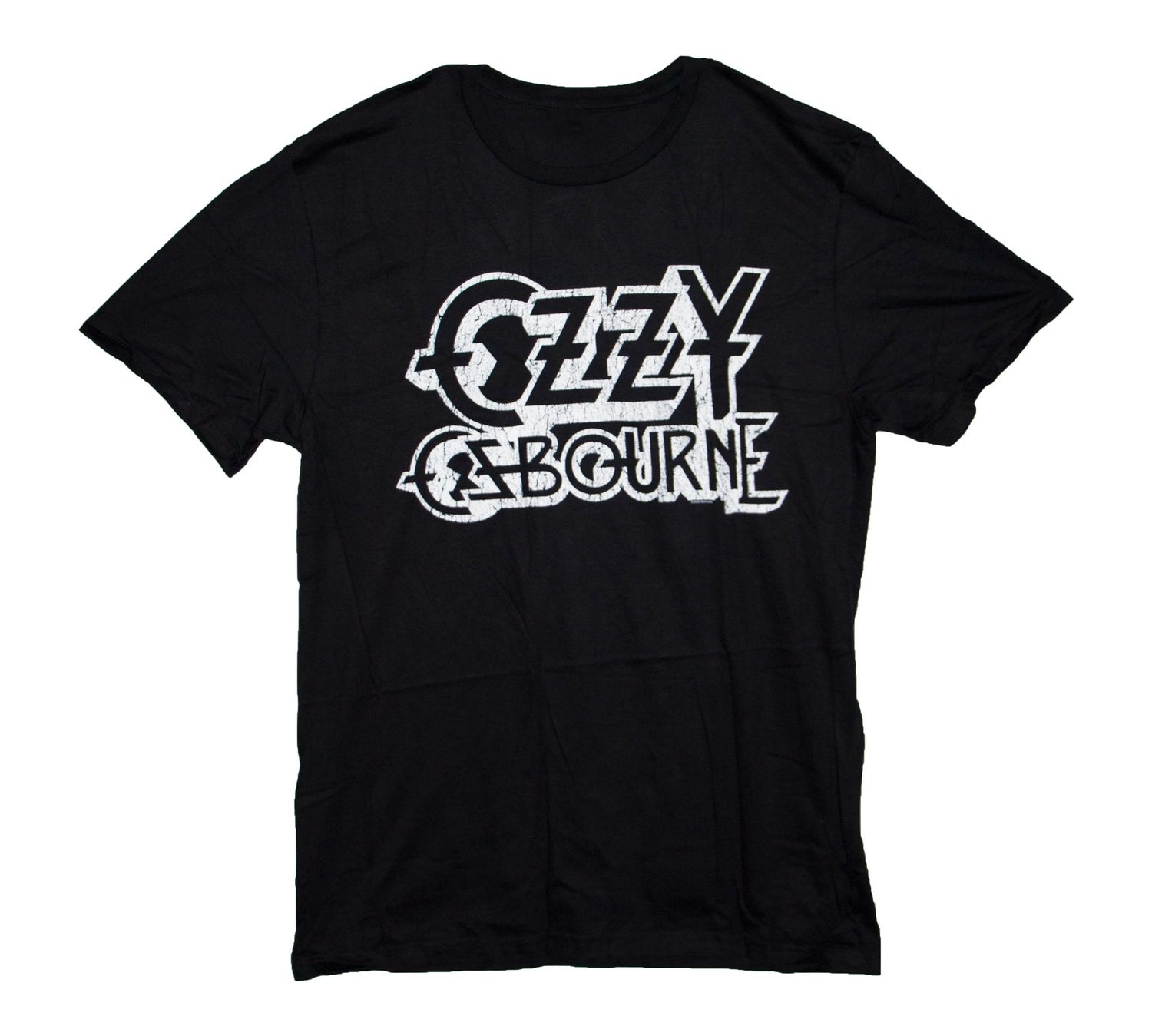 Ozzy Osbourne Vintage B&amp;W Logo - BLK