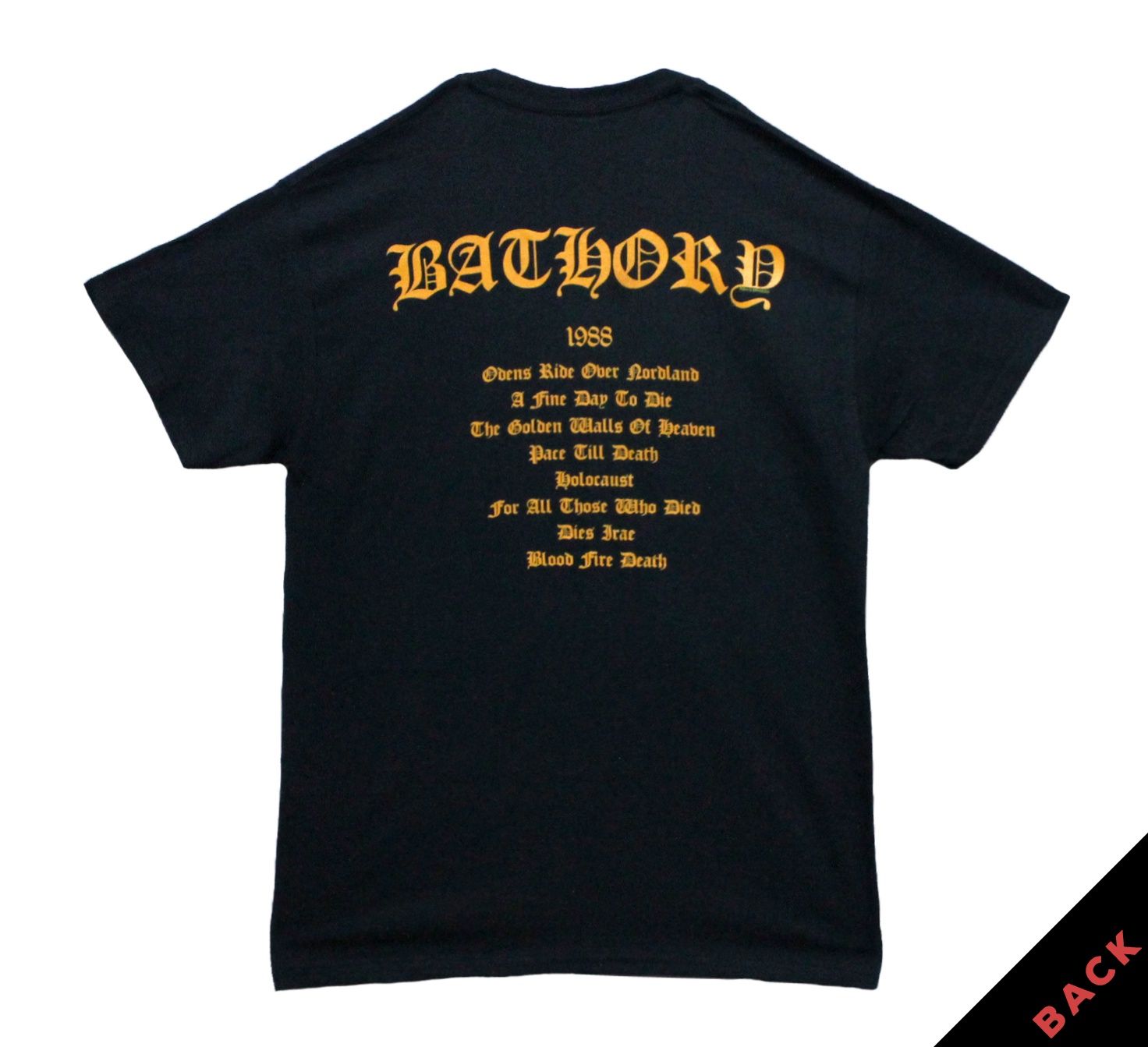 Bathory Blood Fire Death - Black