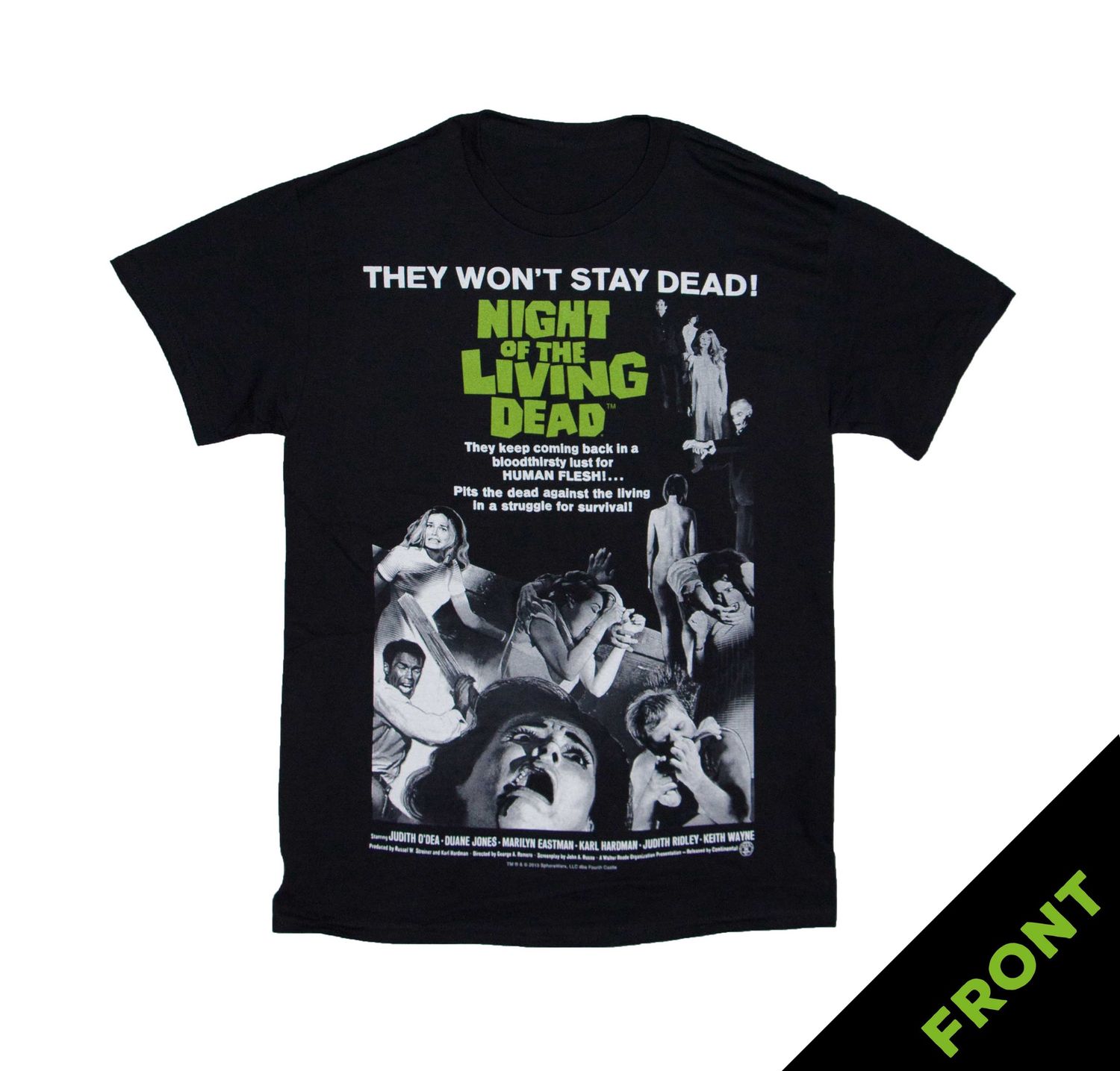 Night of the Living Dead Poster - Black
