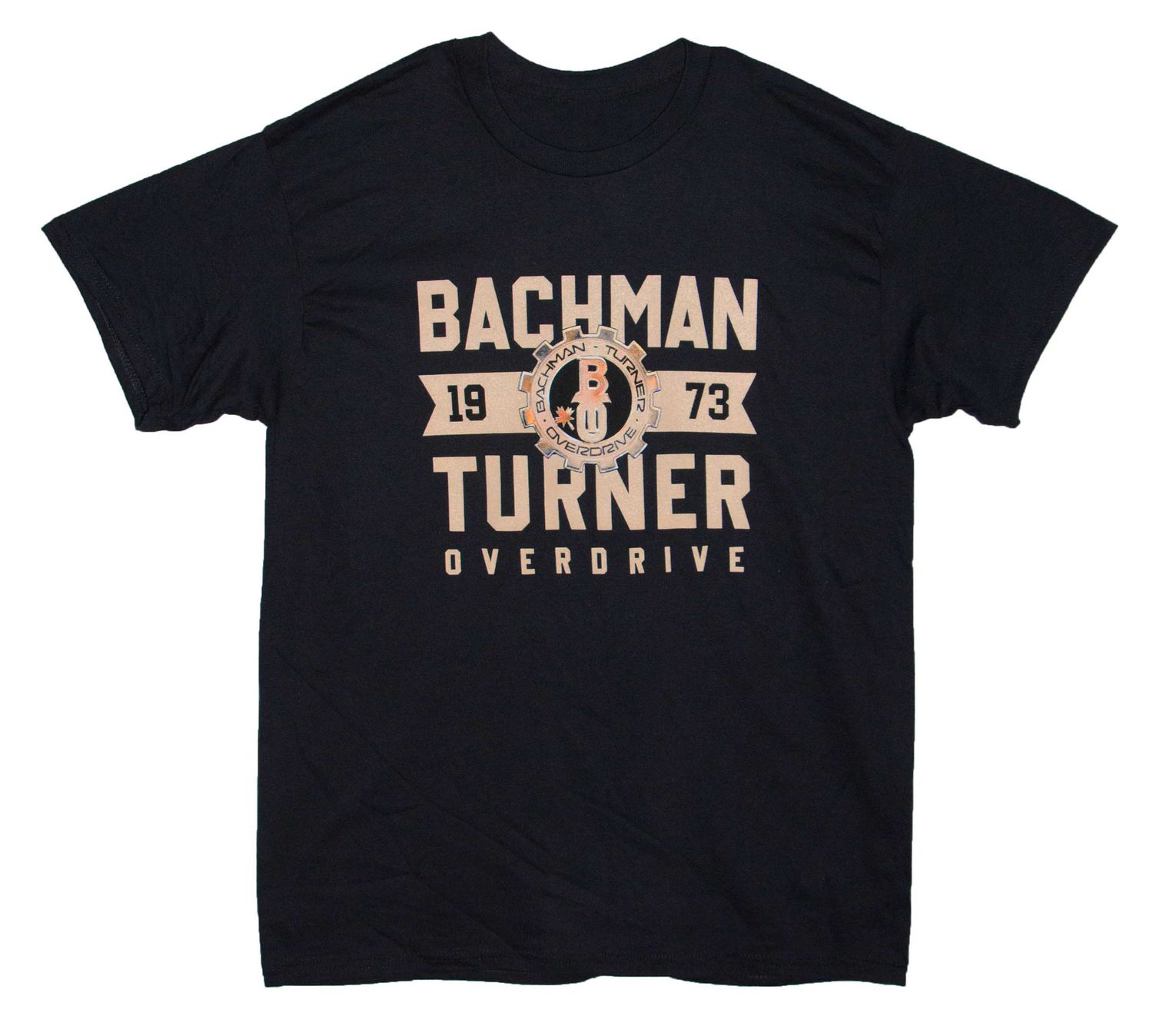 BTO Bachman Turner Overdrive 1973 Big Logo - BLK