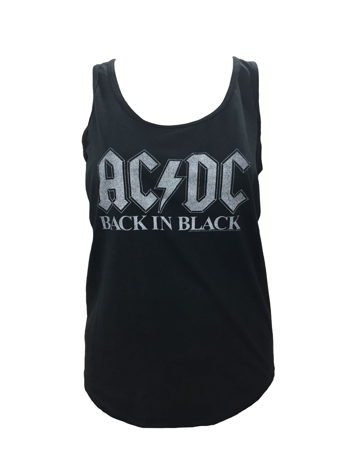 AC/DC Back in Black Womens Racerback - Black