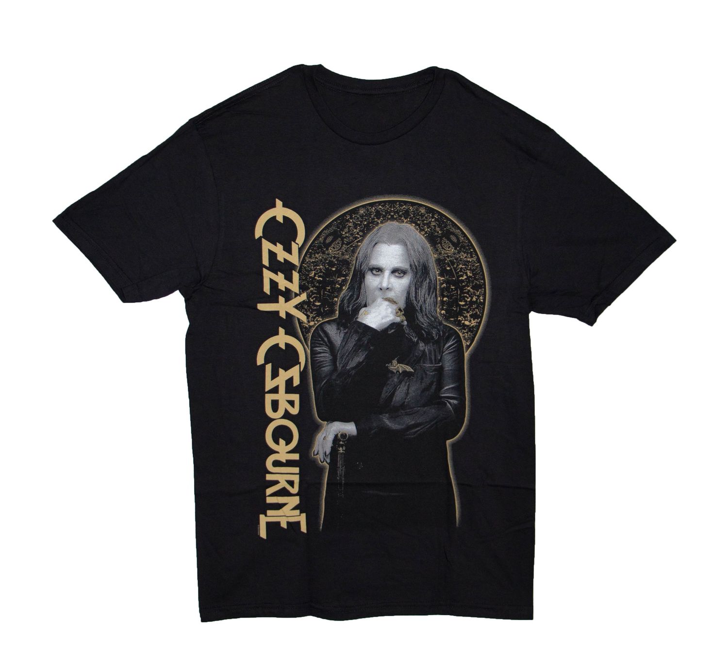 Ozzy Osbourne - Gold Graphic Portrait - BLK