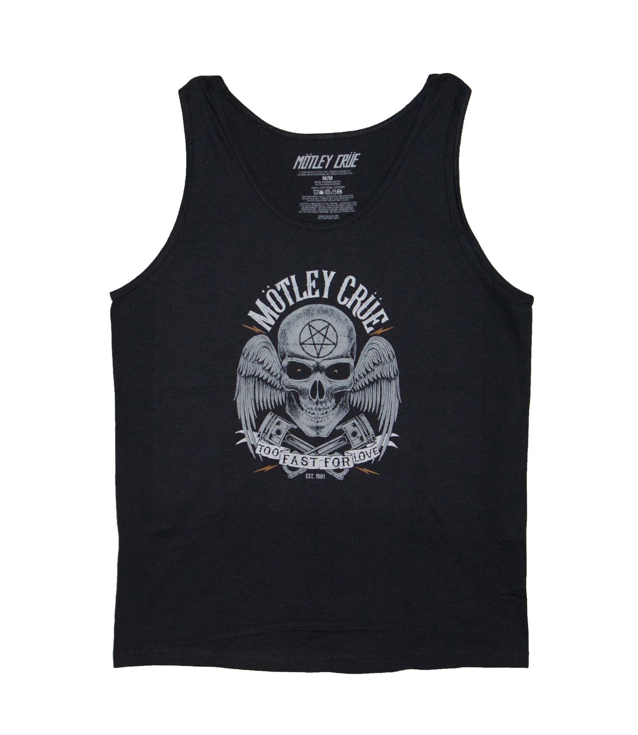 Motley Crue - Too Fast Muscle / Tank Top - BLK