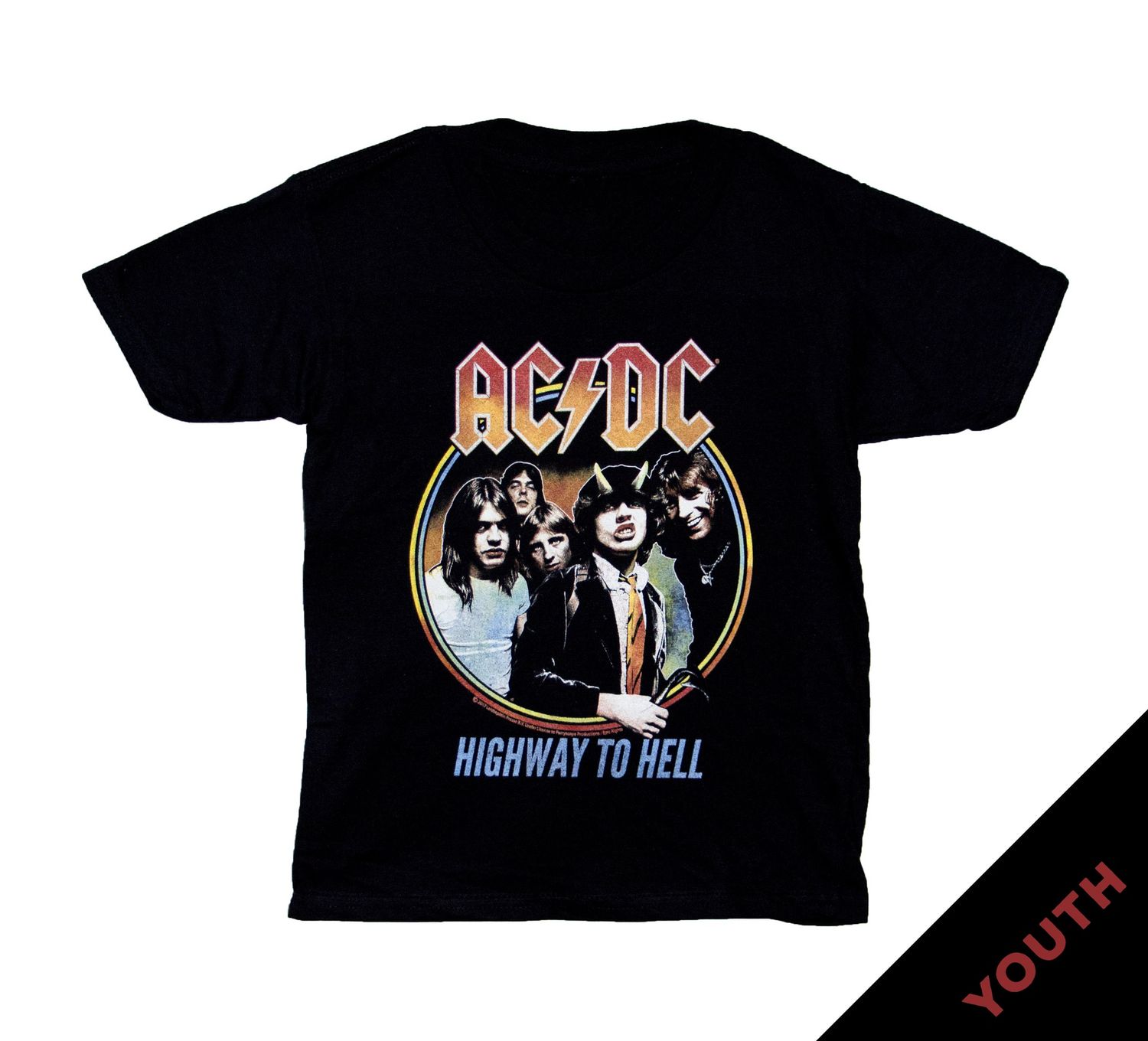 AC/DC - Highway to Hell Tricolour Youth - BLK