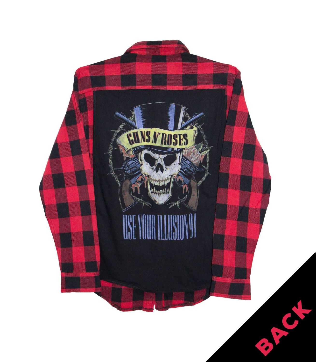 Guns ' N' Roses - '91 Use Your Illusion Flannel - Red Gingham