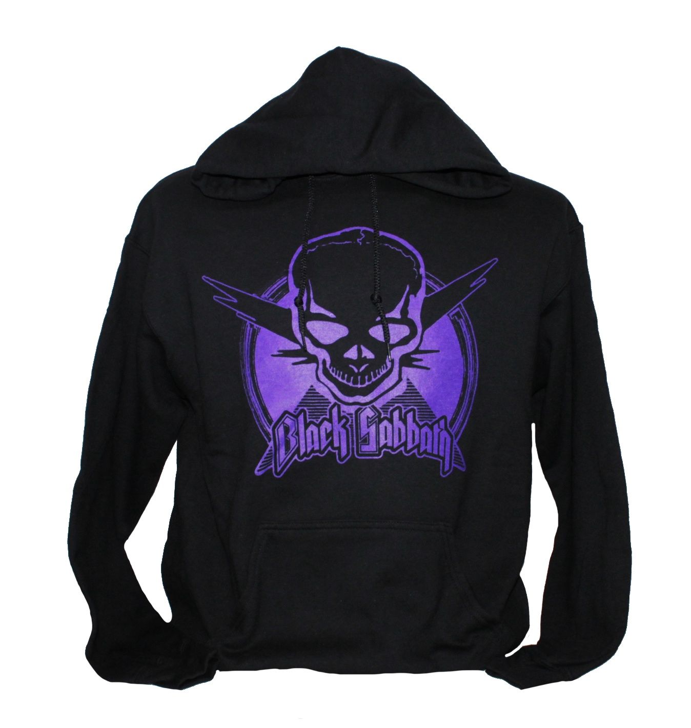 Black Sabbath Purple Skull Hoodie - Black