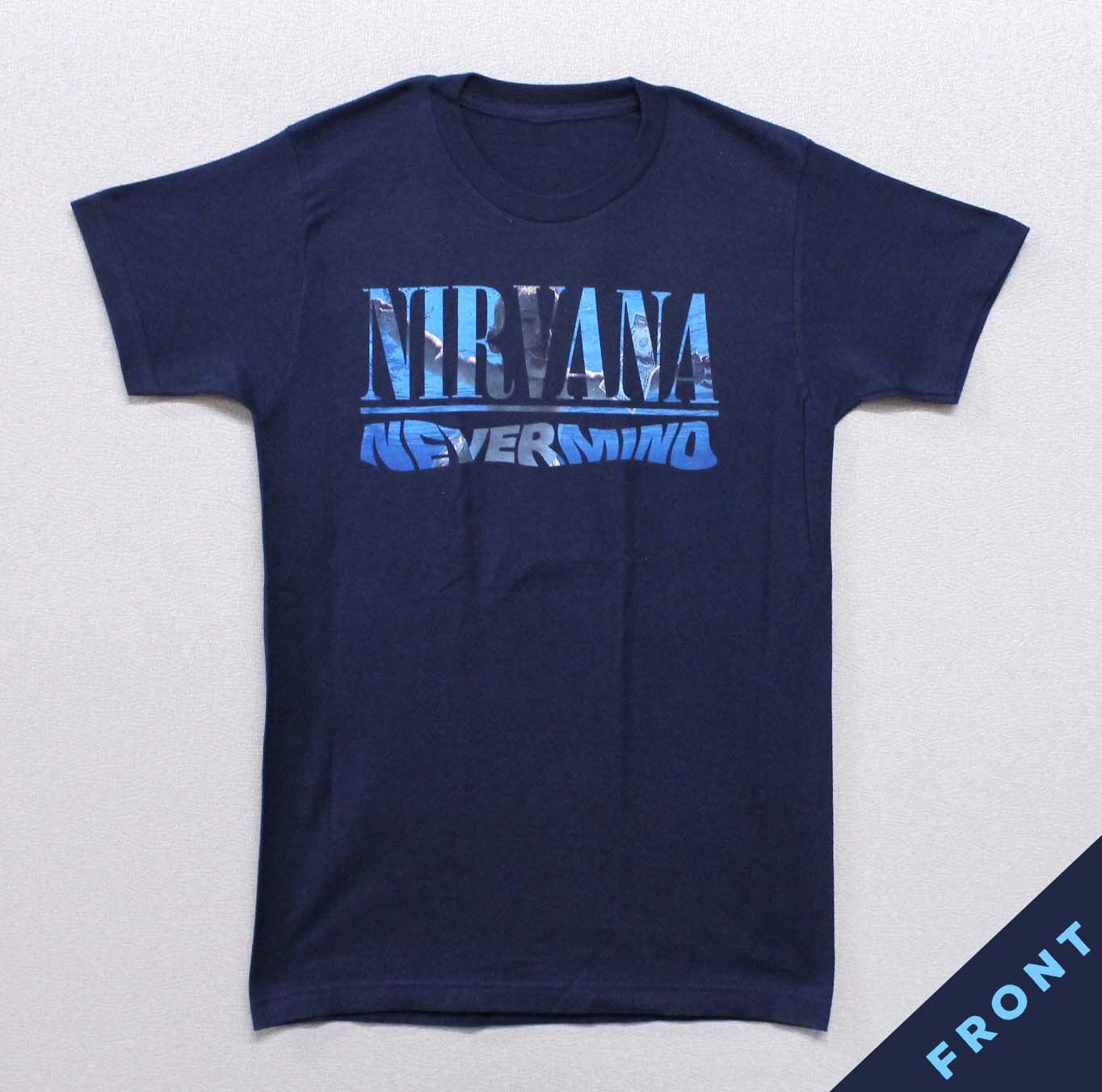 Nirvana Nevermind Logo - Navy