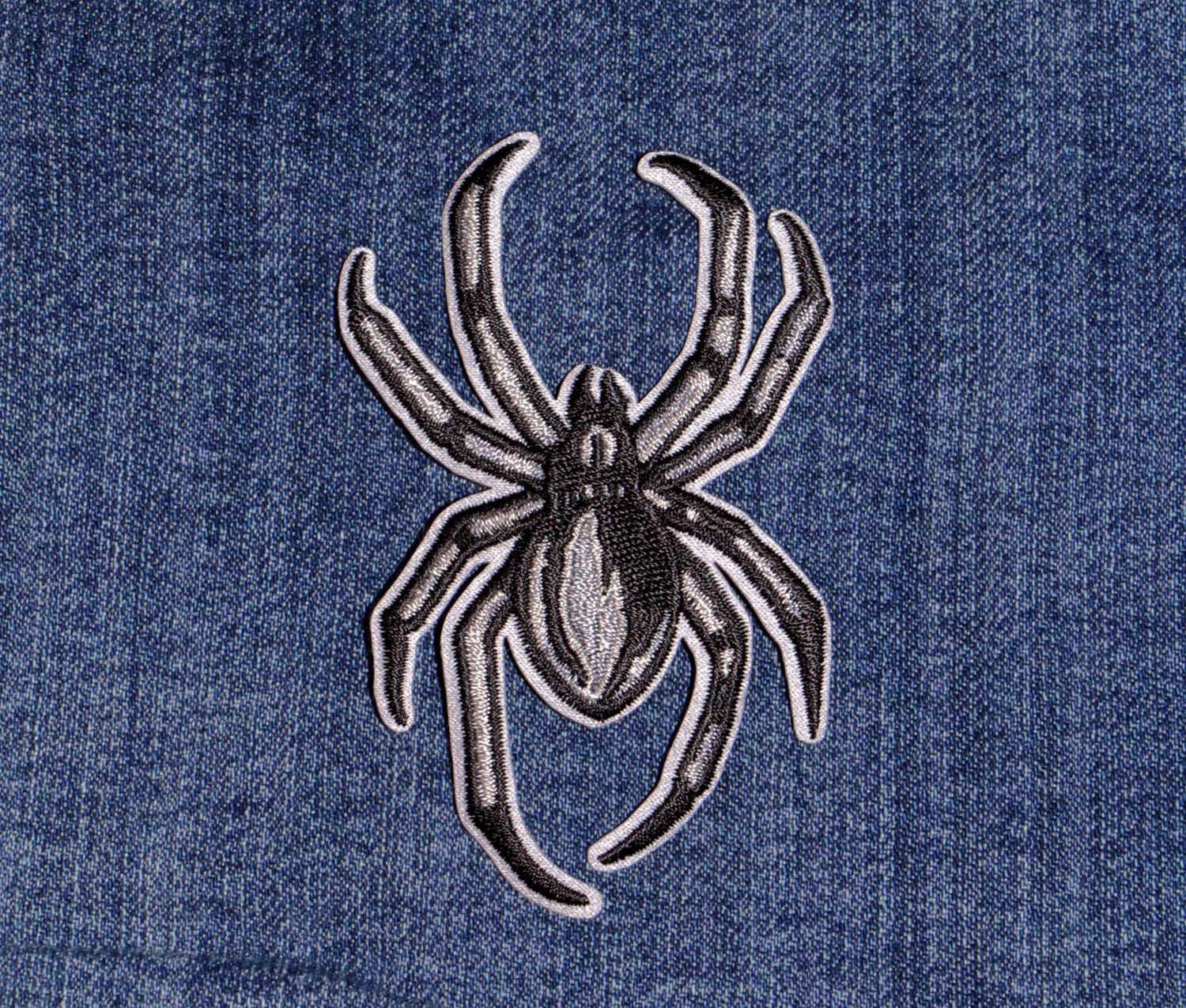Black Widow Iron-On Patch