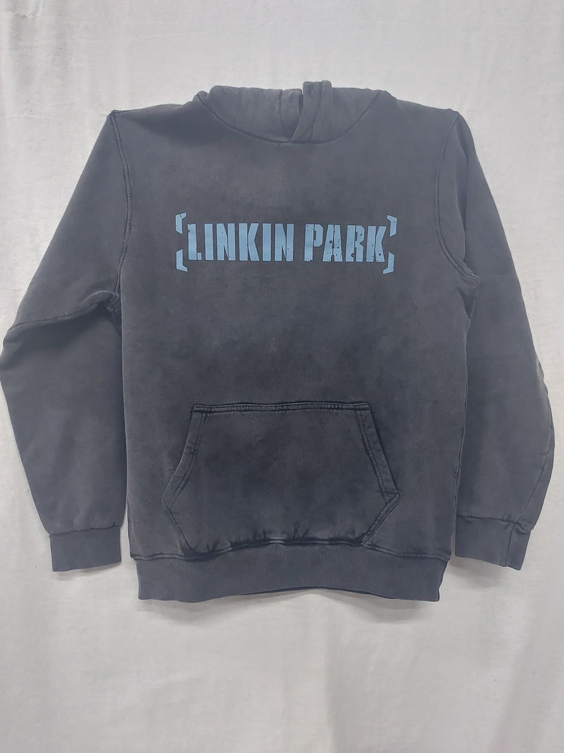 Linkin Park - Meteora Portraits Hoodie - Stone Wash GREY