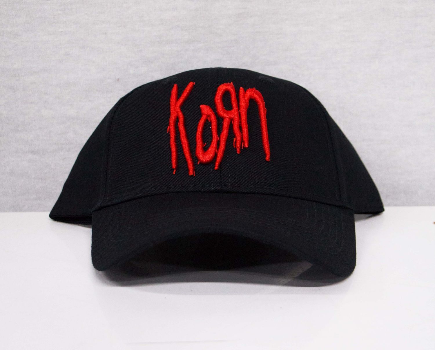 Korn Red Logo Embroidered Baseball Cap / Hat