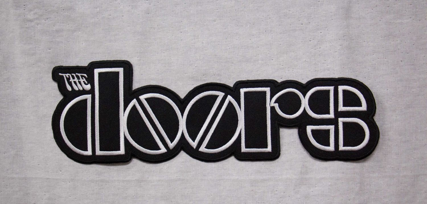 The Doors Logo Oversized Iron-On Backpatch