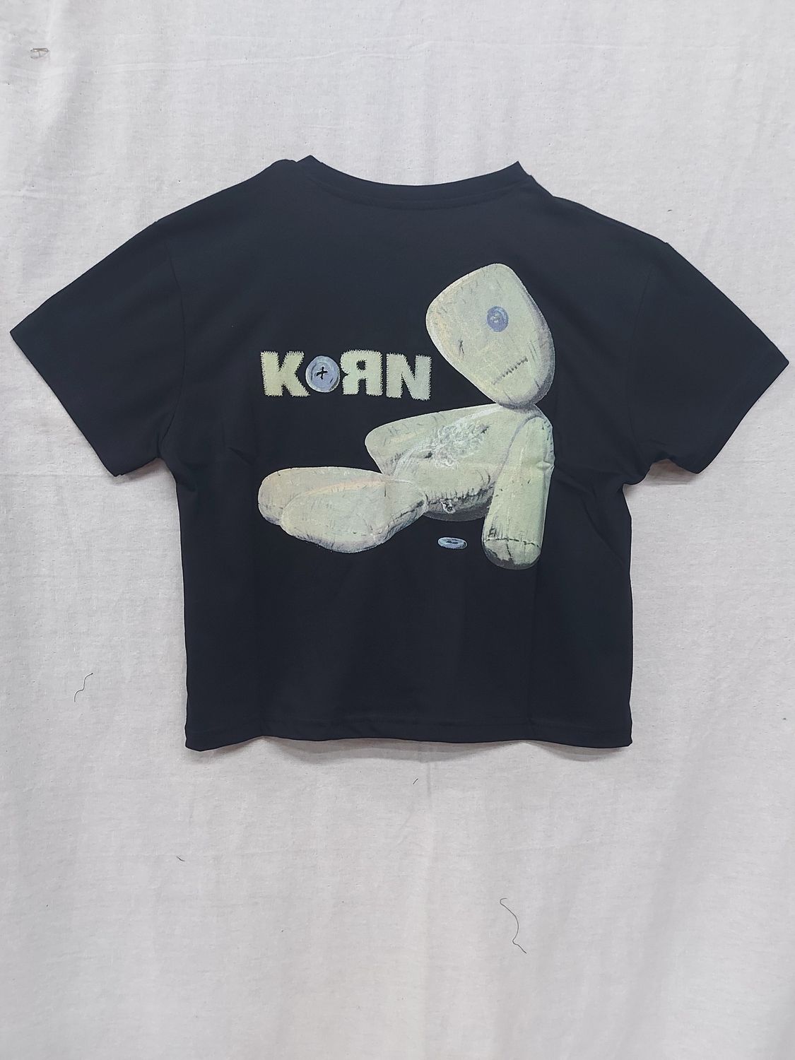 Korn - Doll Issues Women's Crop - BLK