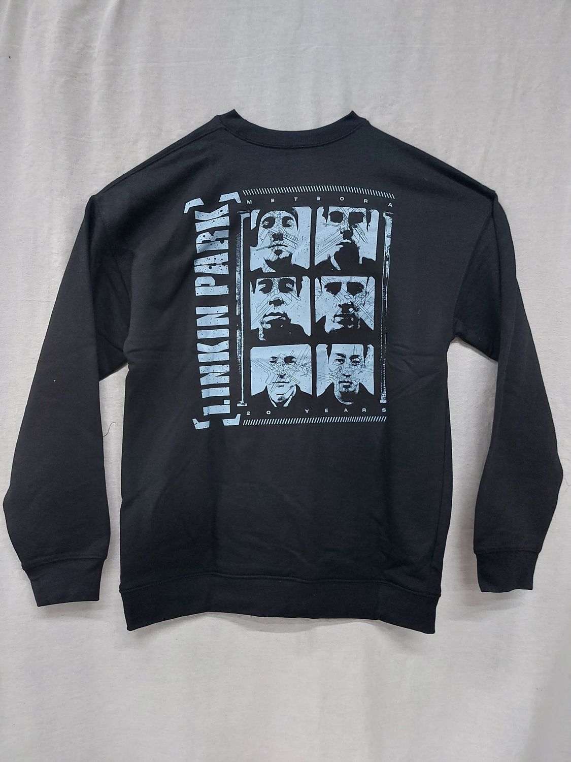 Linkin Park - Meteora Portraits Crewneck Sweater - BLK