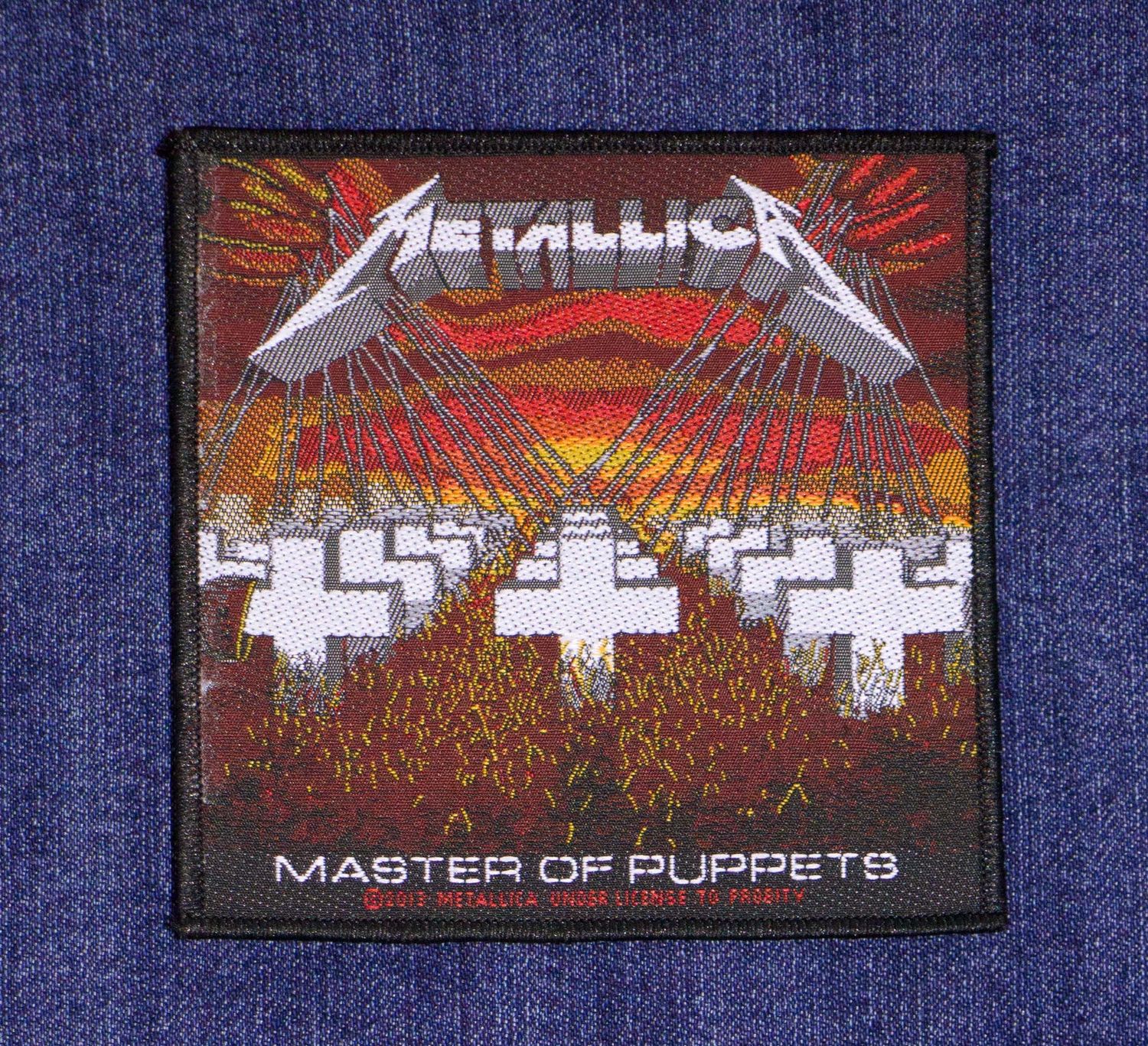 Metallica Master of Puppets Sew-On Patch
