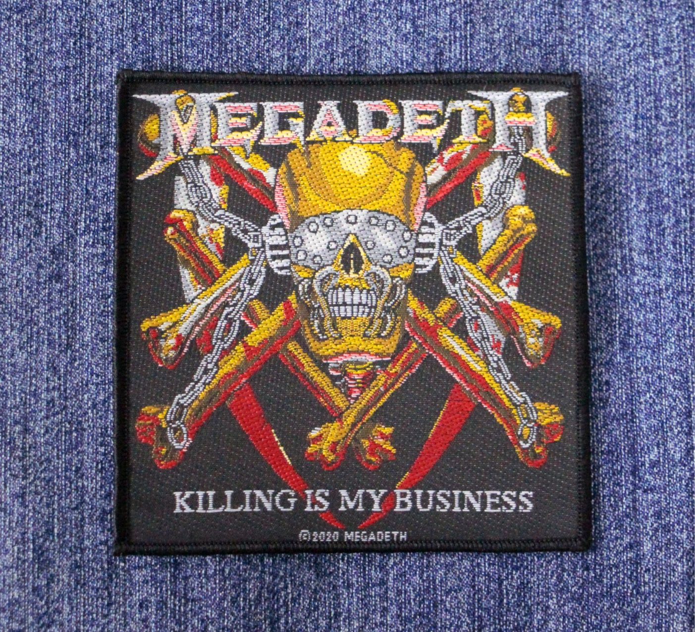 Megadeth Killing is My Business Sew-On Patch