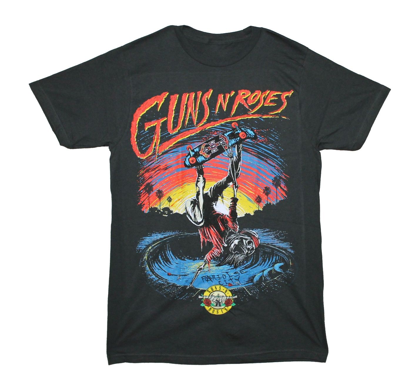 Guns N Roses Paradise City Skate - BLK